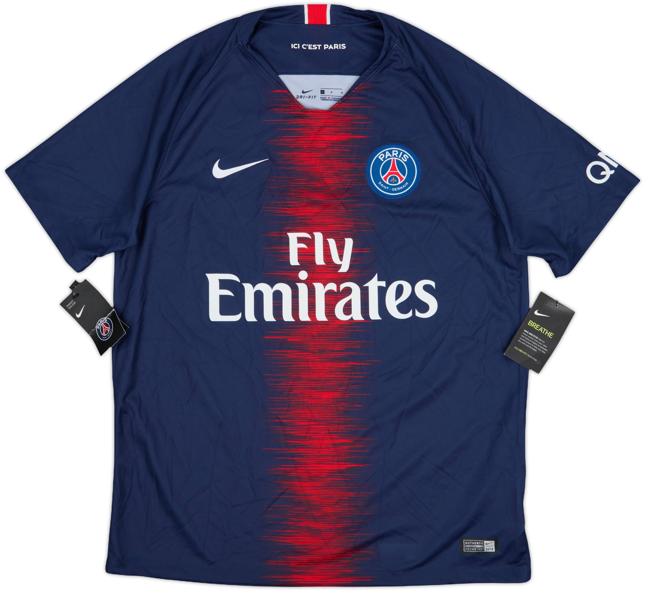 2018-19 Paris Saint-Germain Home Shirt Mbappe #7 (L)