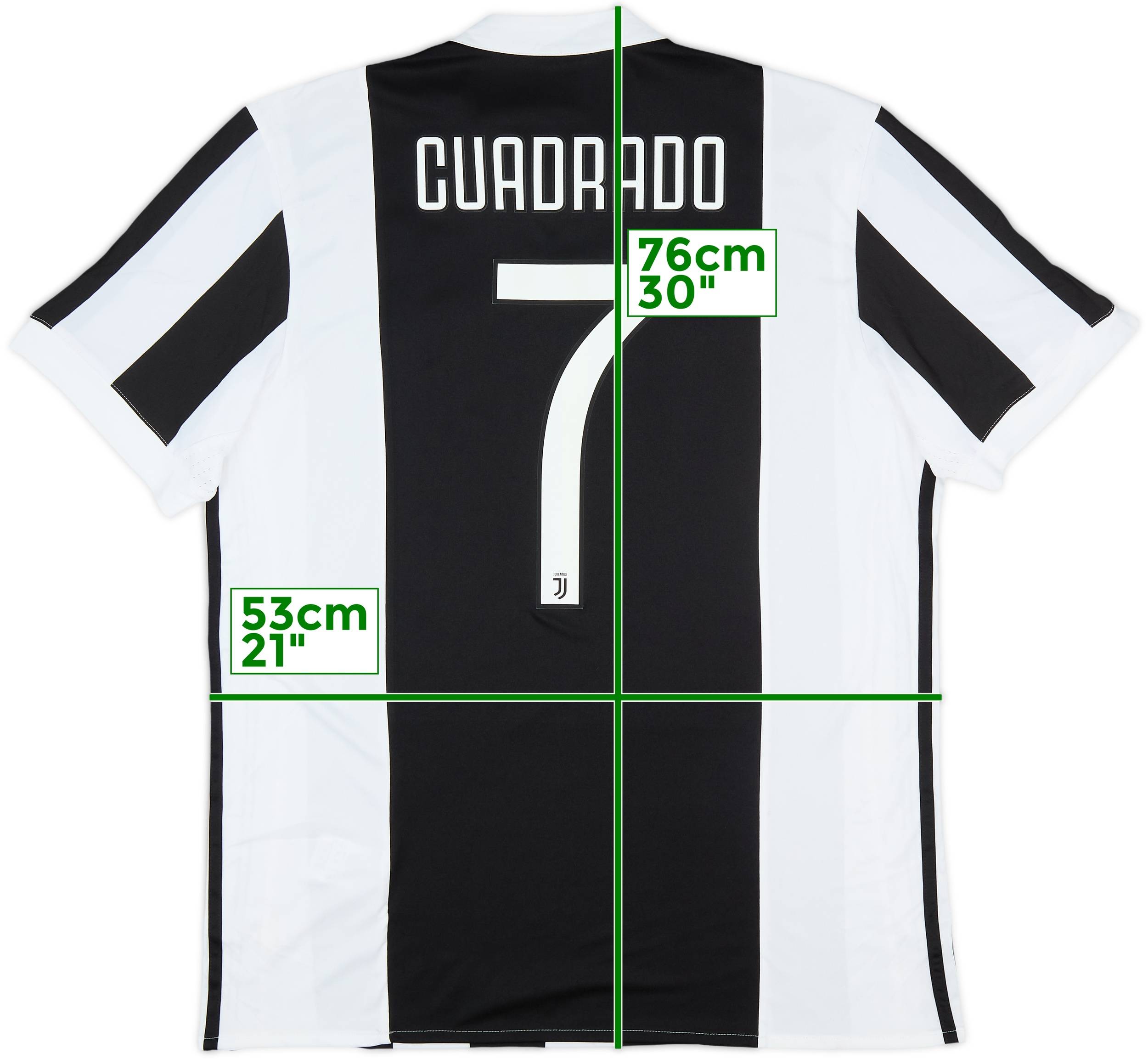 2017-18 Juventus Home Shirt Cuadrado #7 (L)