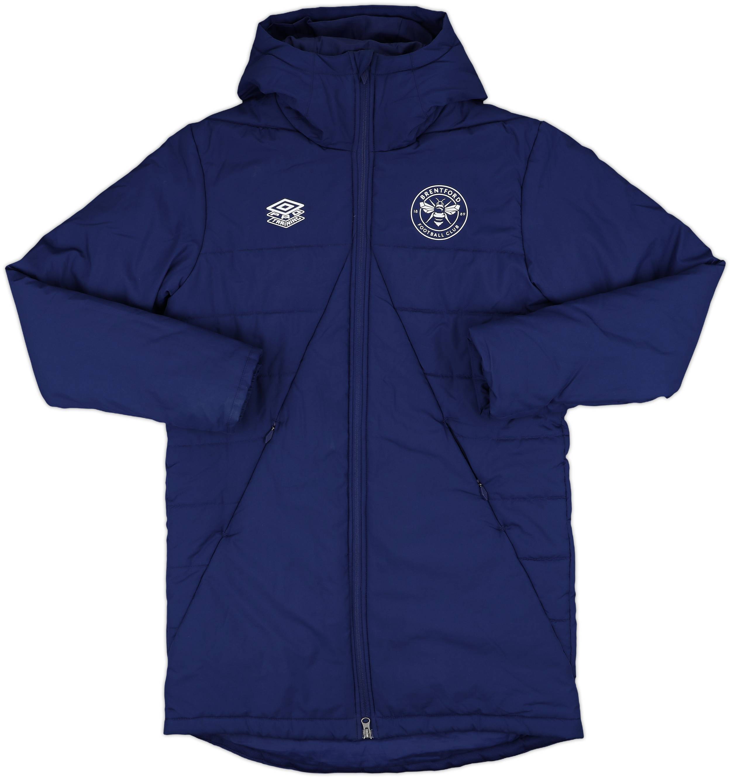Brentford FC 2021 Hood Jacket レッド XL 25/26 Brentford Junior Replica Home Shirt