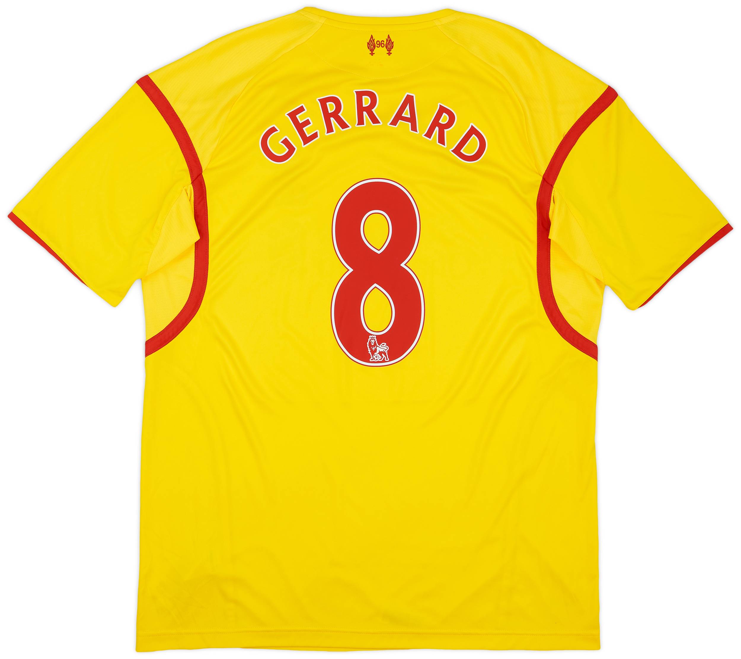 2014-15 Liverpool Away Shirt Gerrard #8 - 8/10 - (XL)