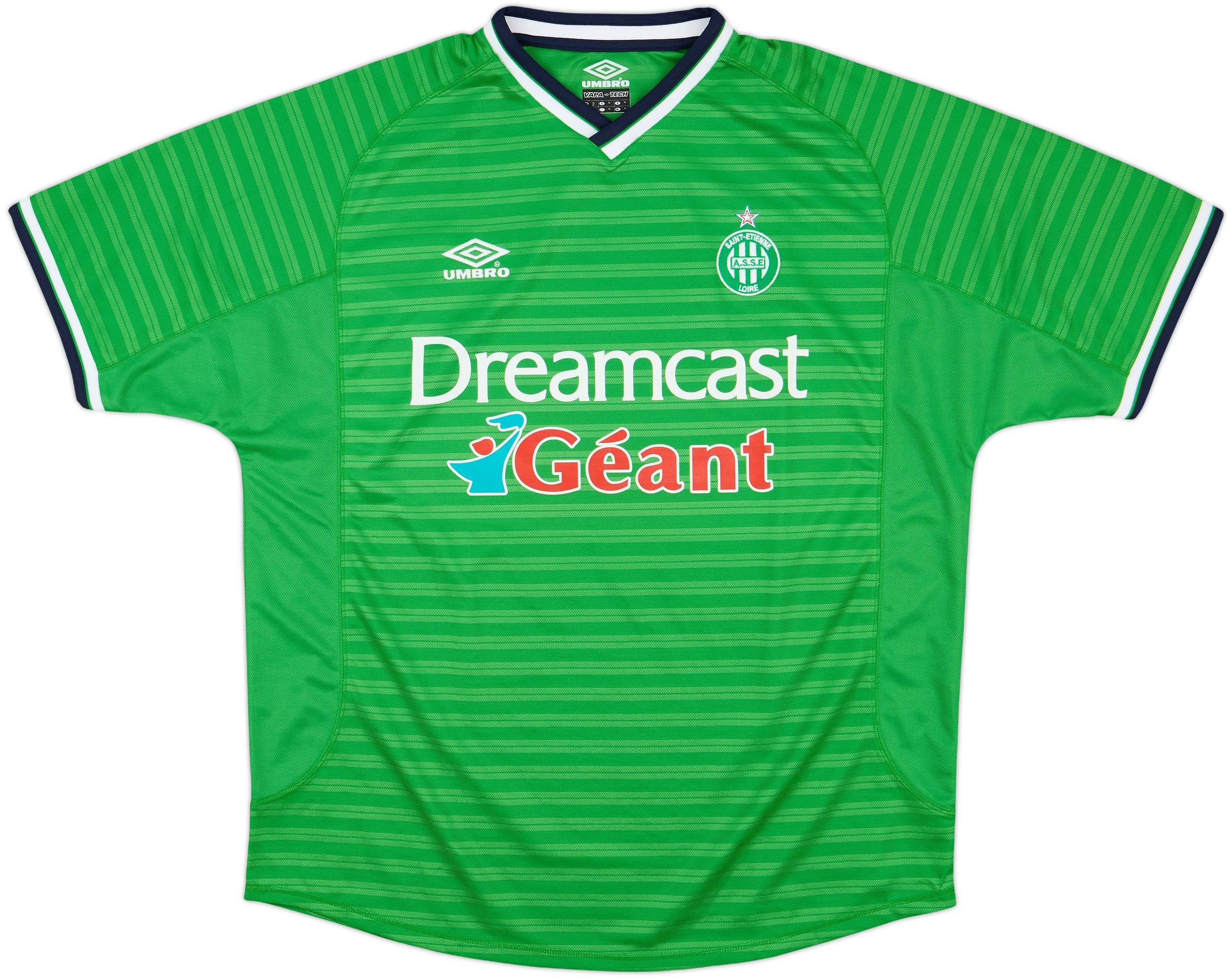 【レア】サンテティエンヌ 2000-01 Saint Etienne シャツ 2000-01 Saint Etienne Home Shirt - 8/10 - (XL)