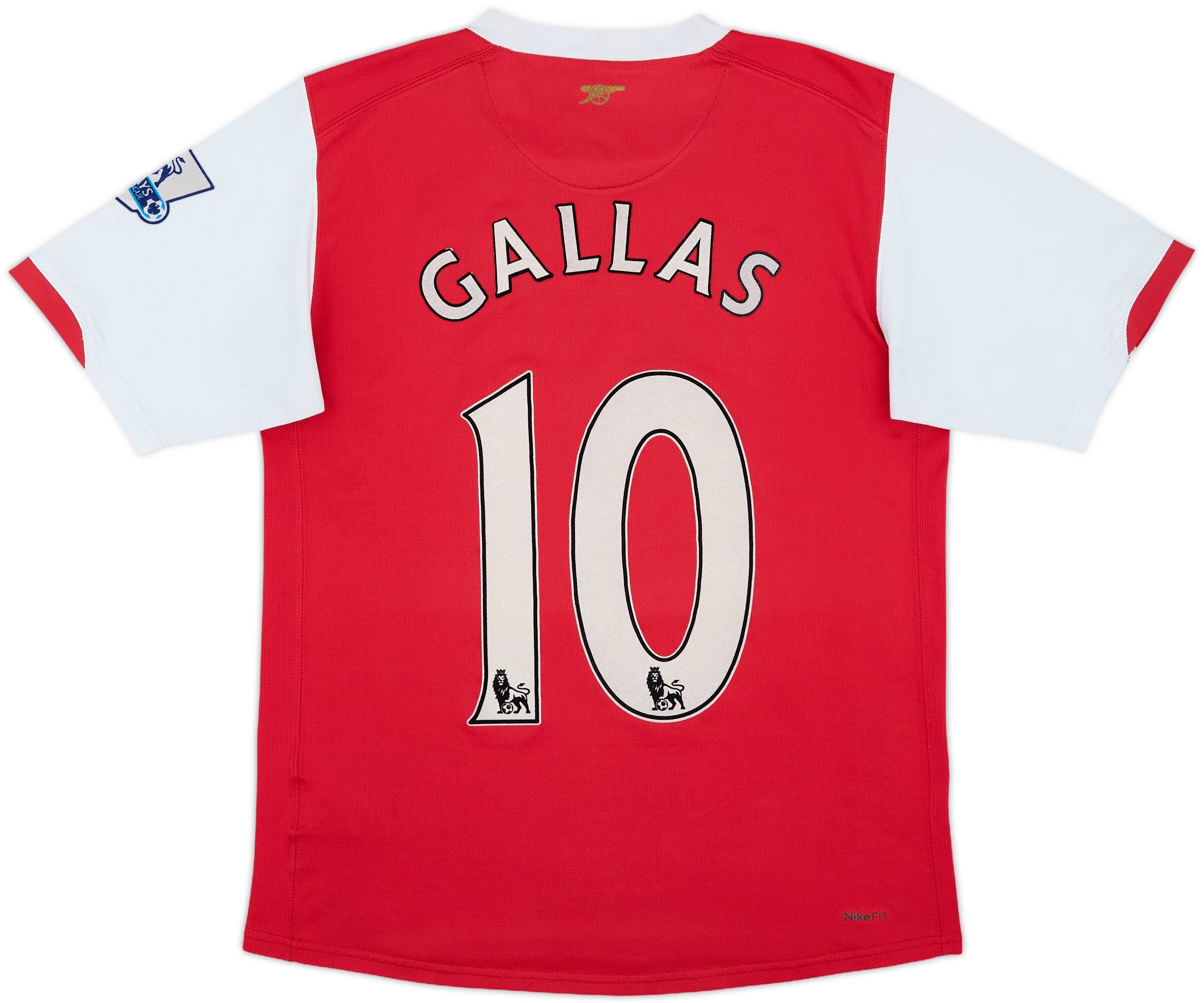 2006-08 Arsenal Home Shirt Gallas #10 - 6/10 - (S)