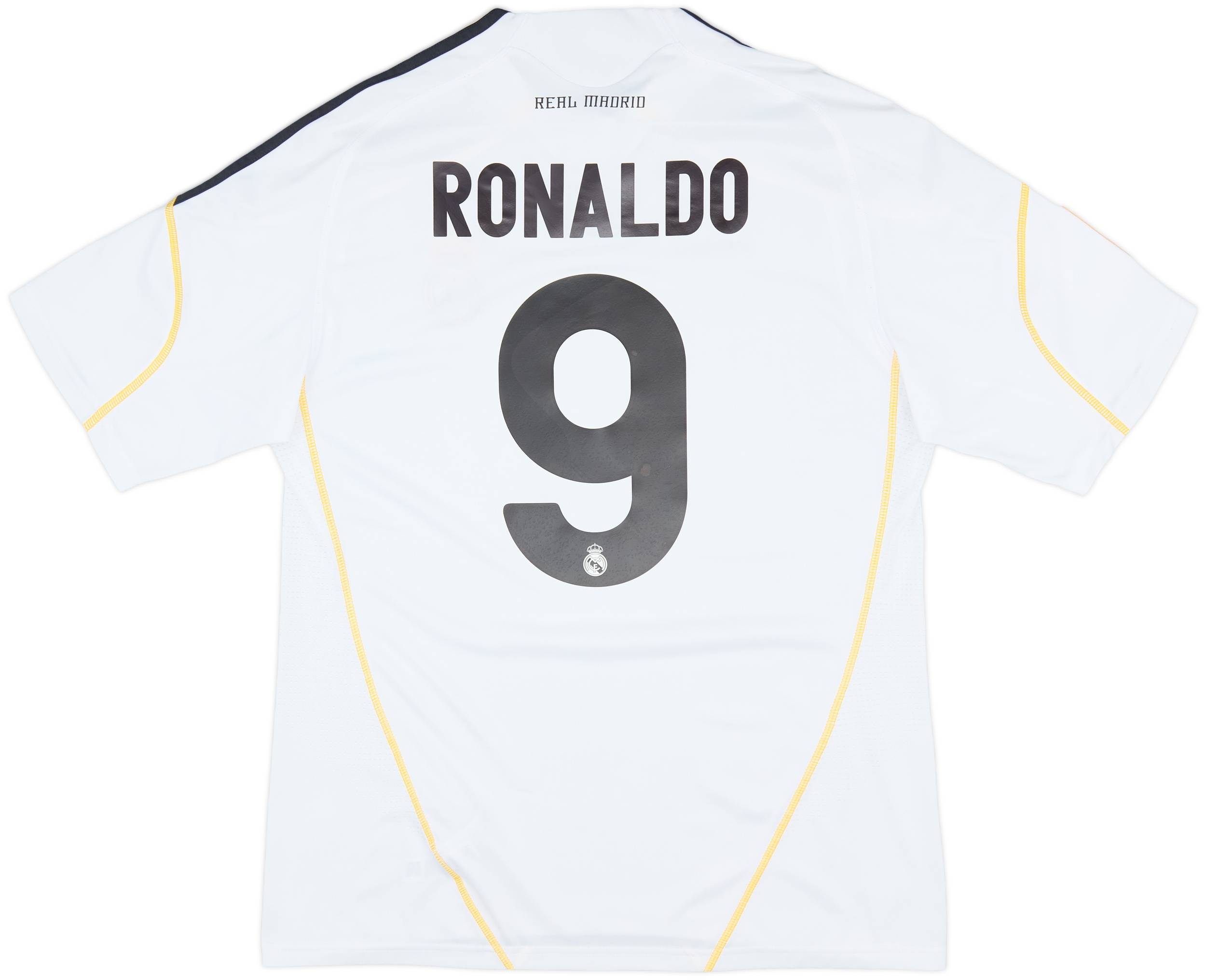 2009-10 Real Madrid Home Shirt Ronaldo #9 - 7/10 - (L)