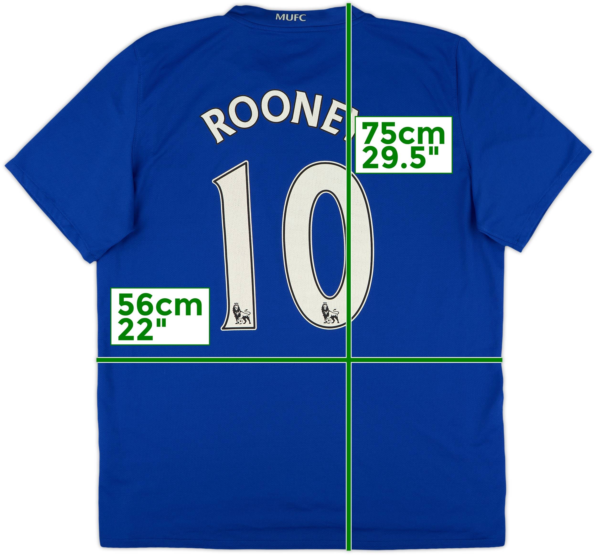 2008-09 Manchester United Third Shirt Rooney #10 - 6/10 - (L)