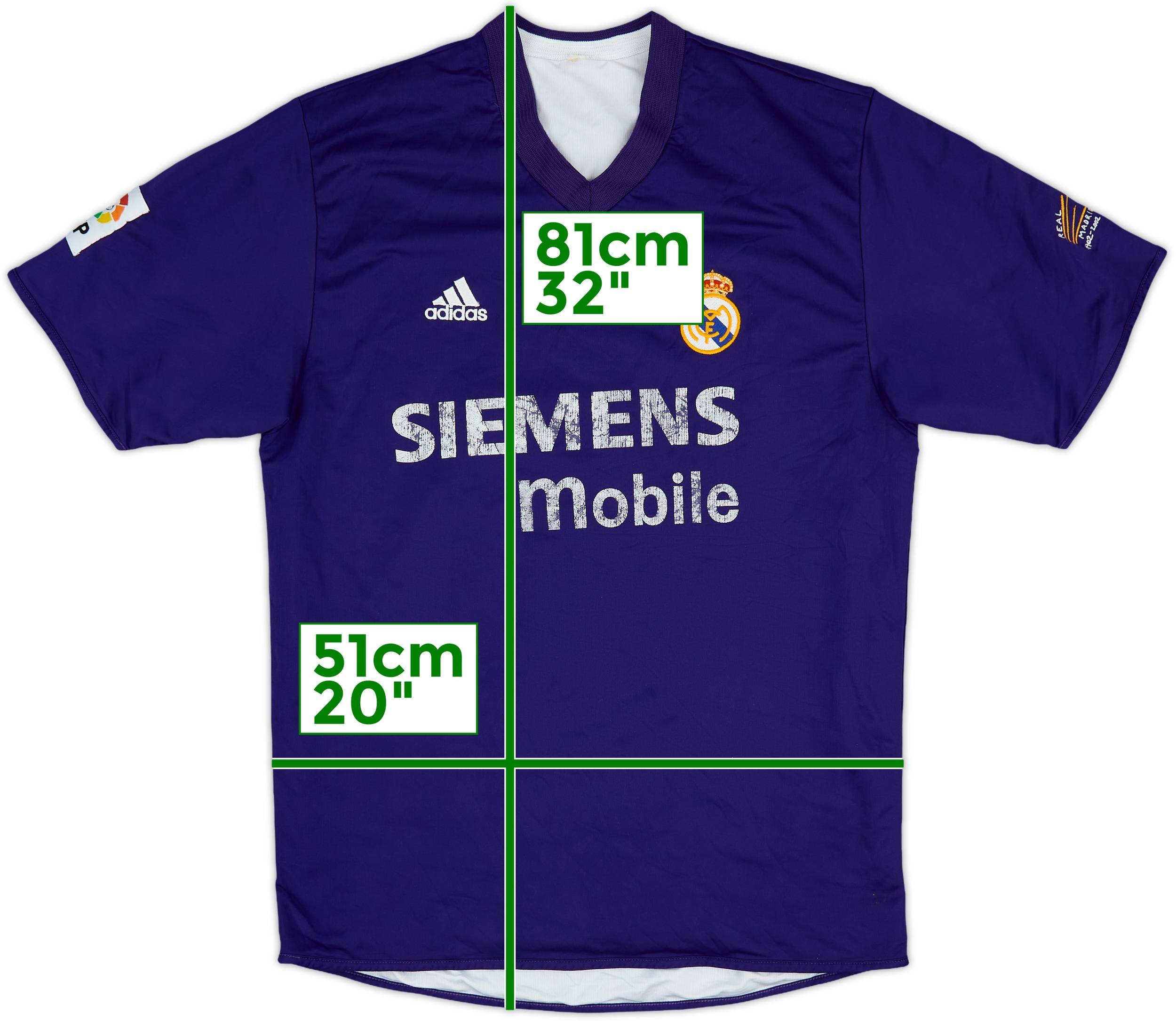 2002-03 Real Madrid Centenary Third Shirt - 5/10 - (L)