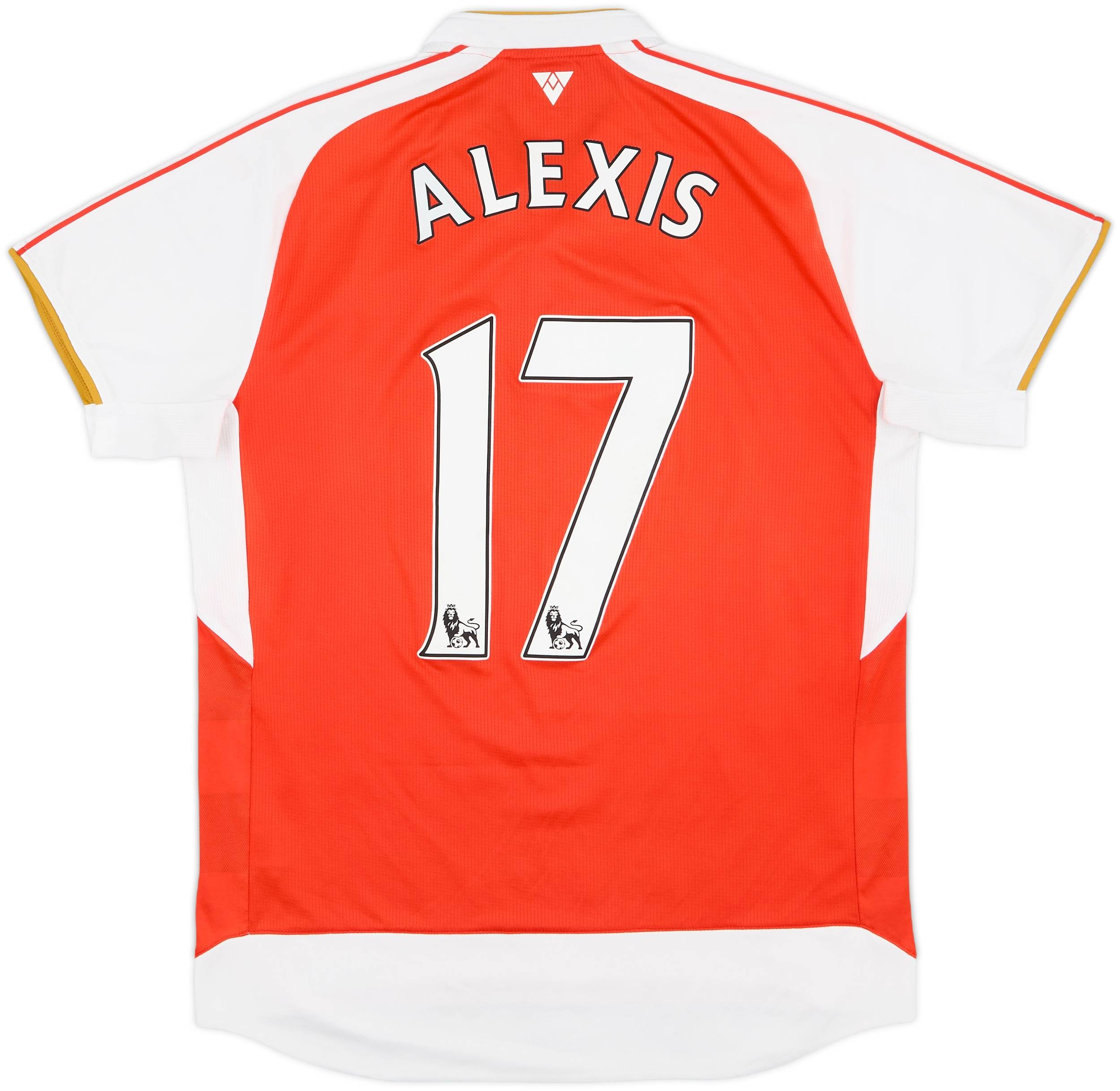 アーセナル2015-16シーズンホームキット　アレクシス•サンチェス 2015/16 Arsenal Third Jersey #17 Alexis Sanchez Small PUMA