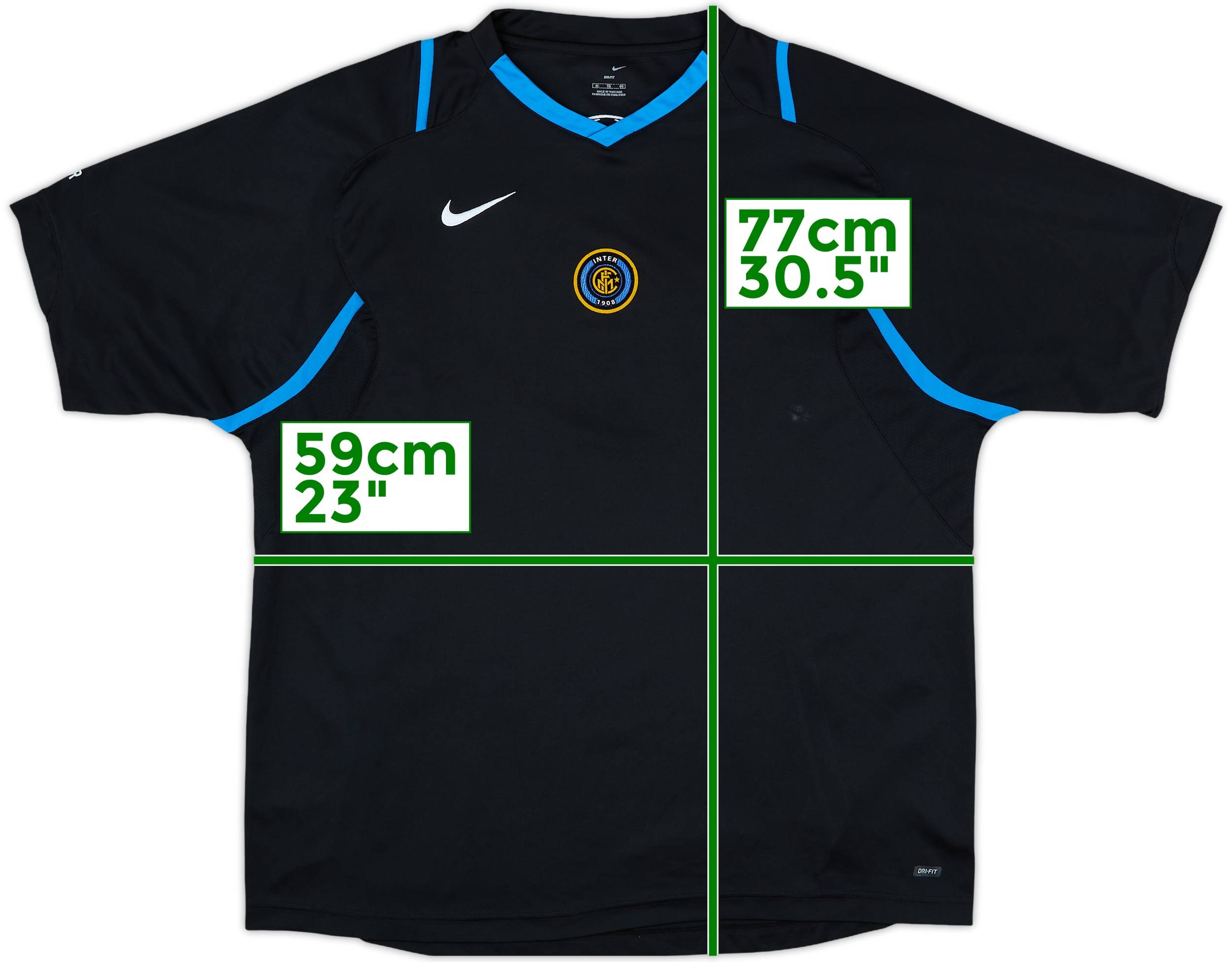2006-07 Inter Milan Nike Training Shirt - 8/10 - (XL)