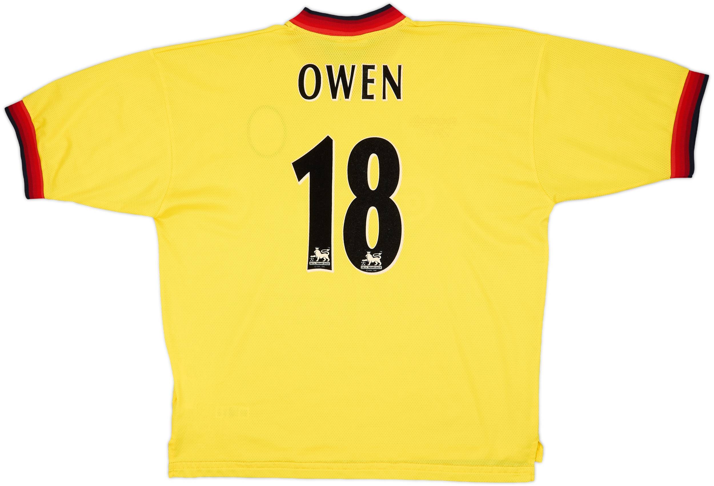 1997-99 Liverpool Away Shirt Owen #18 - 8/10 - (XL)