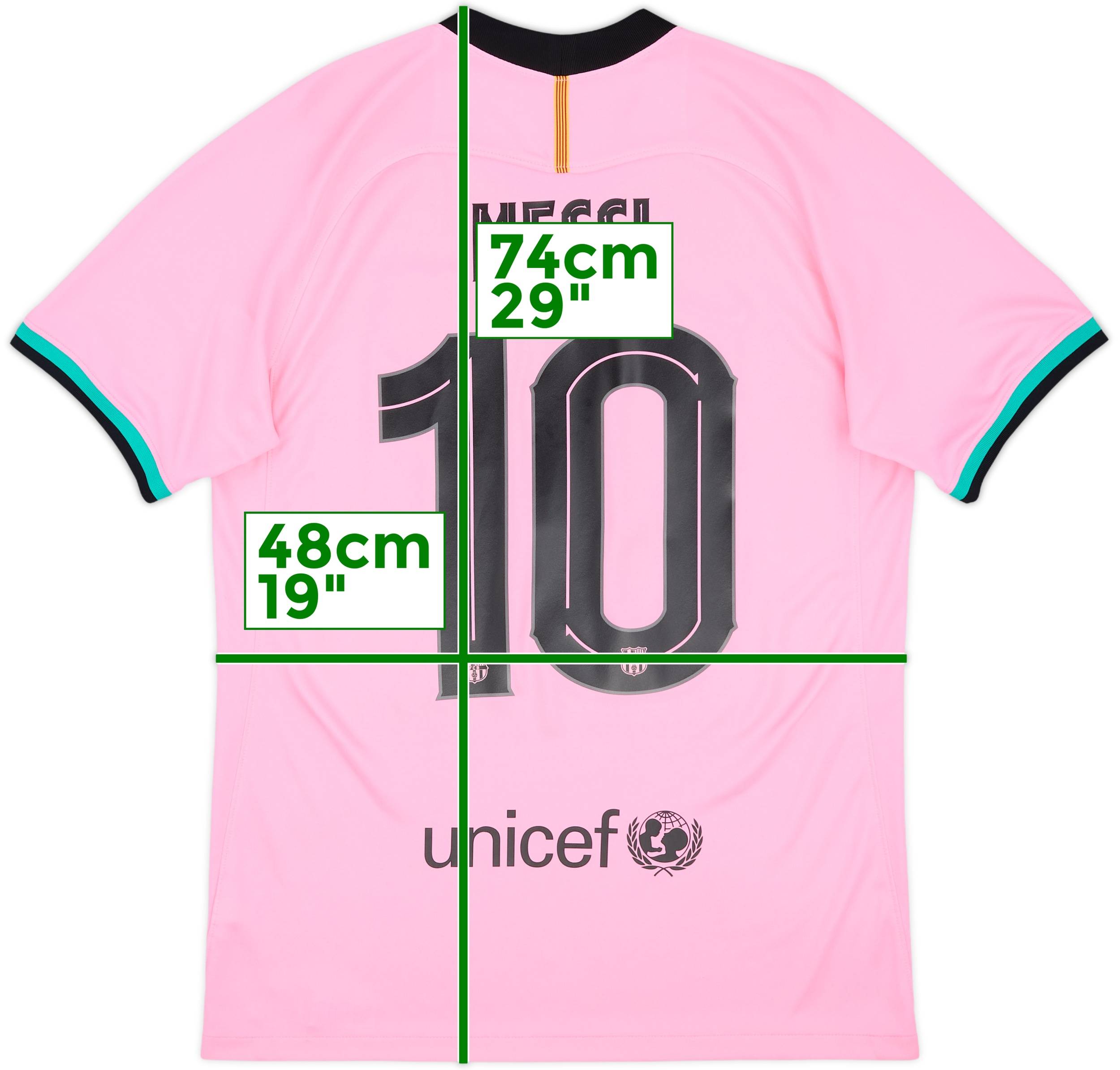 2020-21 Barcelona Third Shirt Messi #10 - 9/10 - (M)