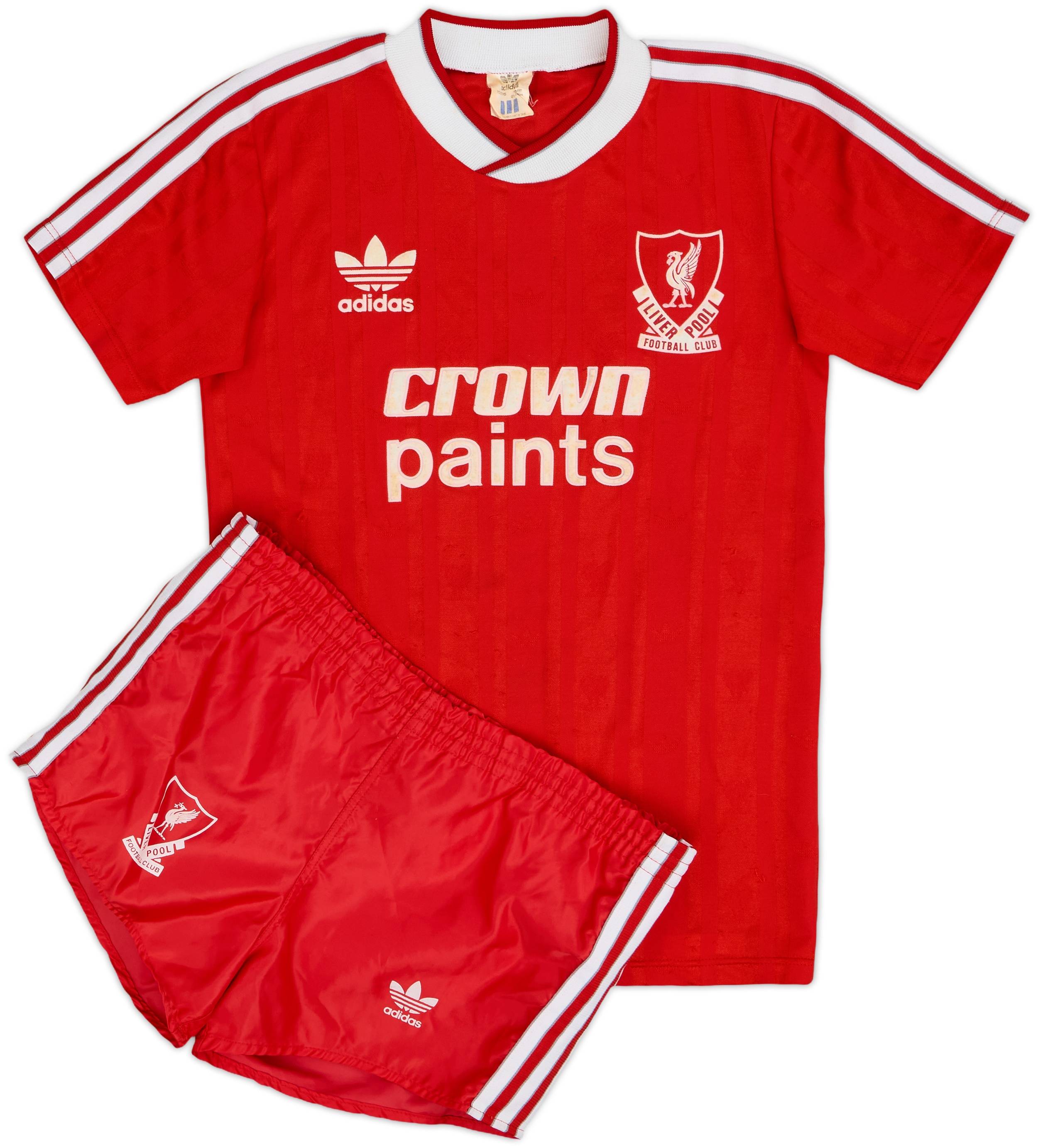 1987-88 Liverpool Home Shirt Shorts 7/10 (Y)