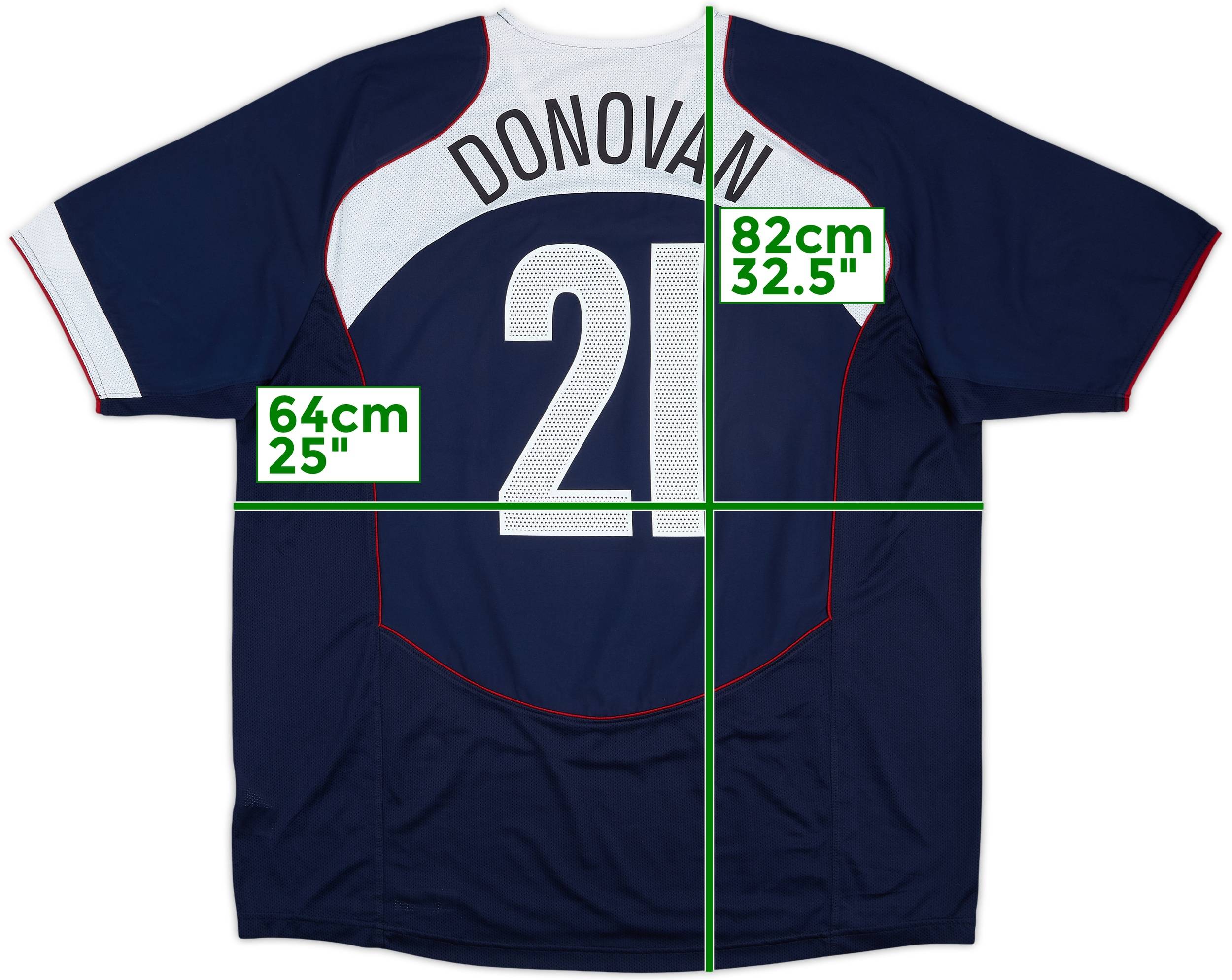 2004-06 USA Away Shirt Donovan #21 - 6/10 - (XXL)