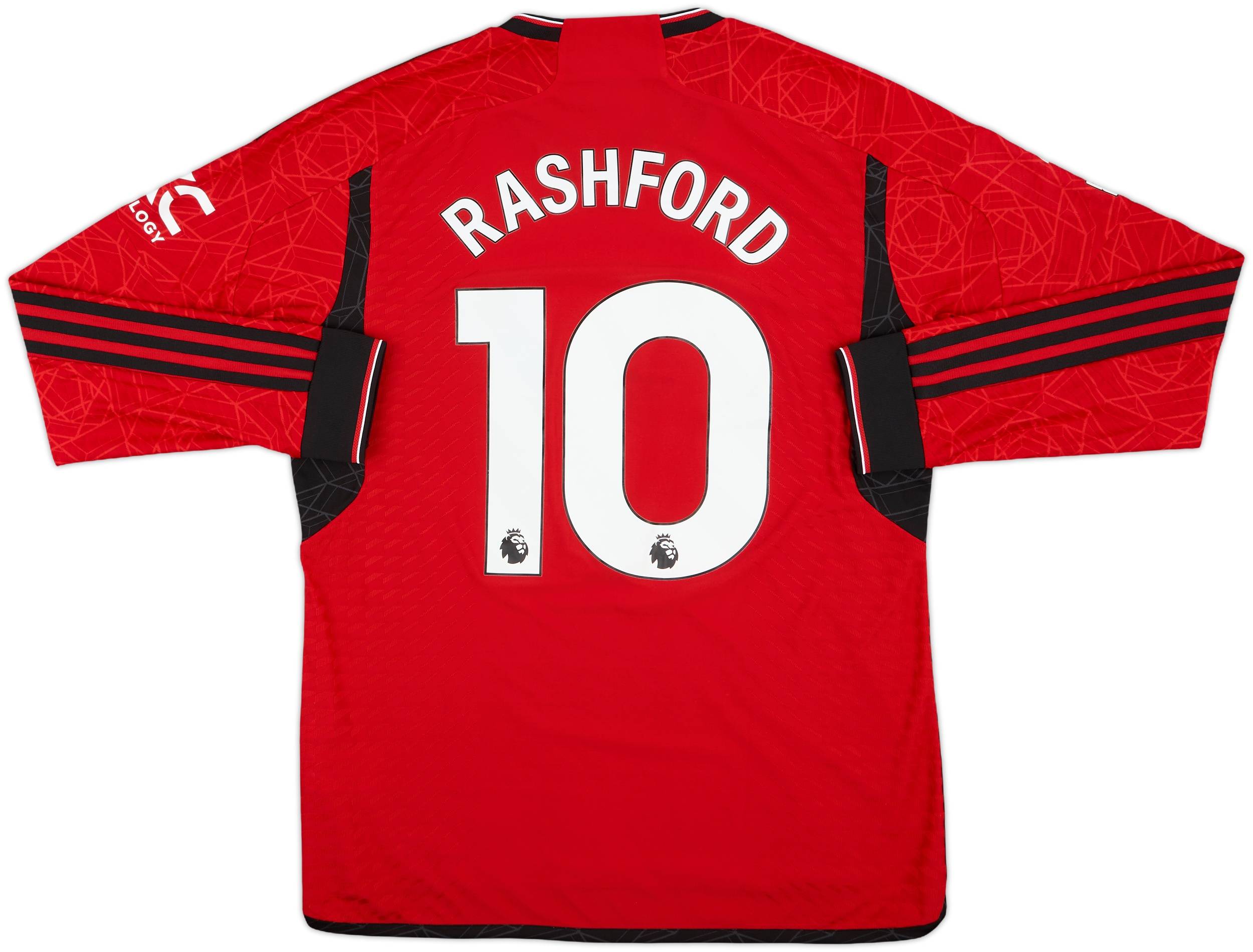2023-24 Manchester United Authentic Home L/S Shirt Rashford