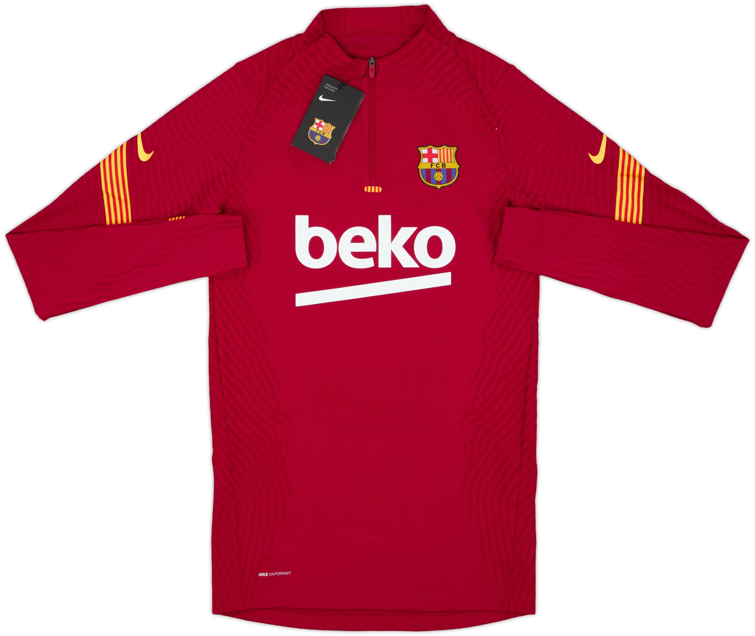 2020-21 Barcelona Nike Vaporknit 1/4 Zip Training Top (XS)