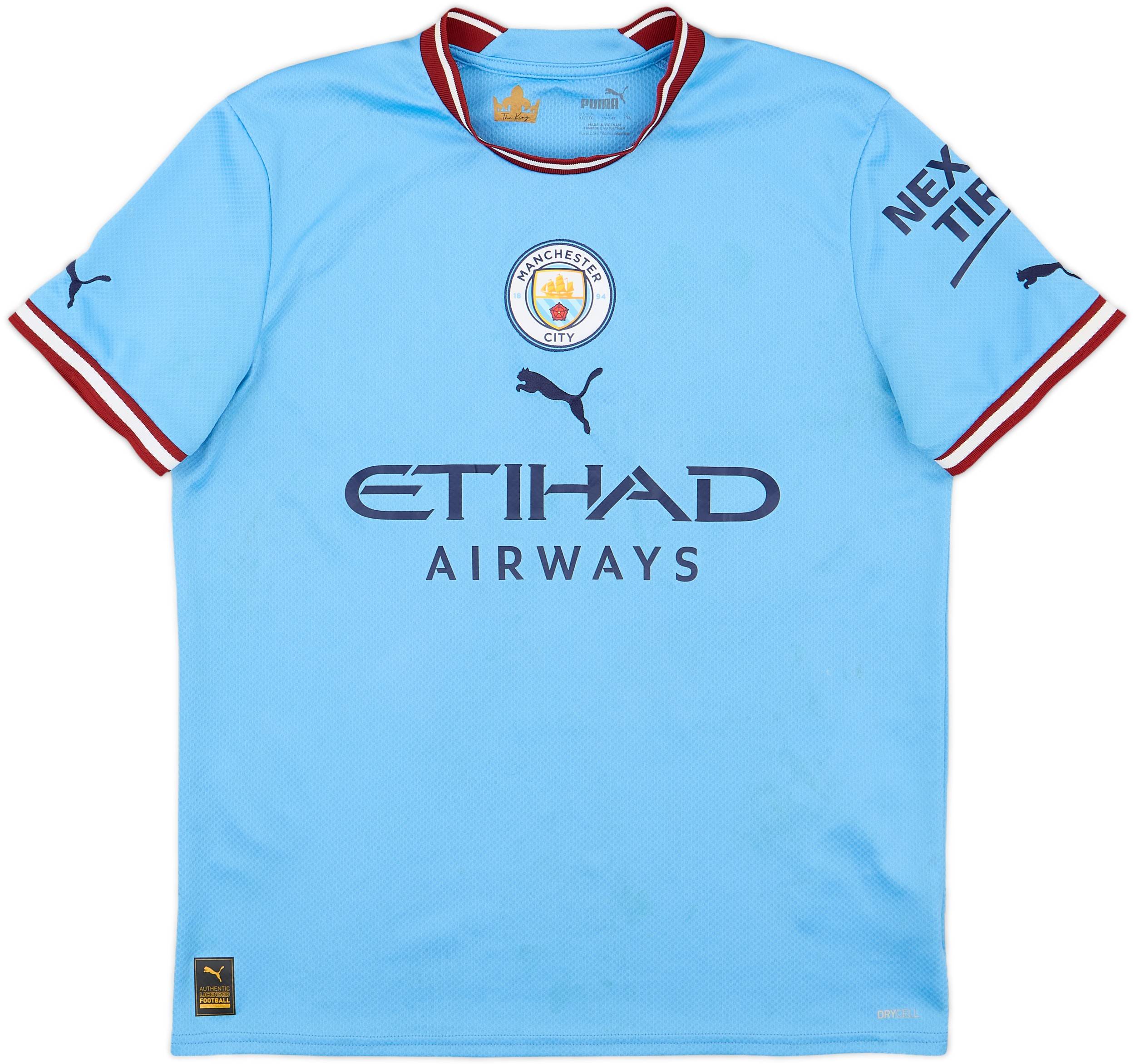 限定品 マンチェスター・シティ×BEP HOME  17 De Bruyne 2022-23 Manchester City Home Shirt De Bruyne #17 - 7/10