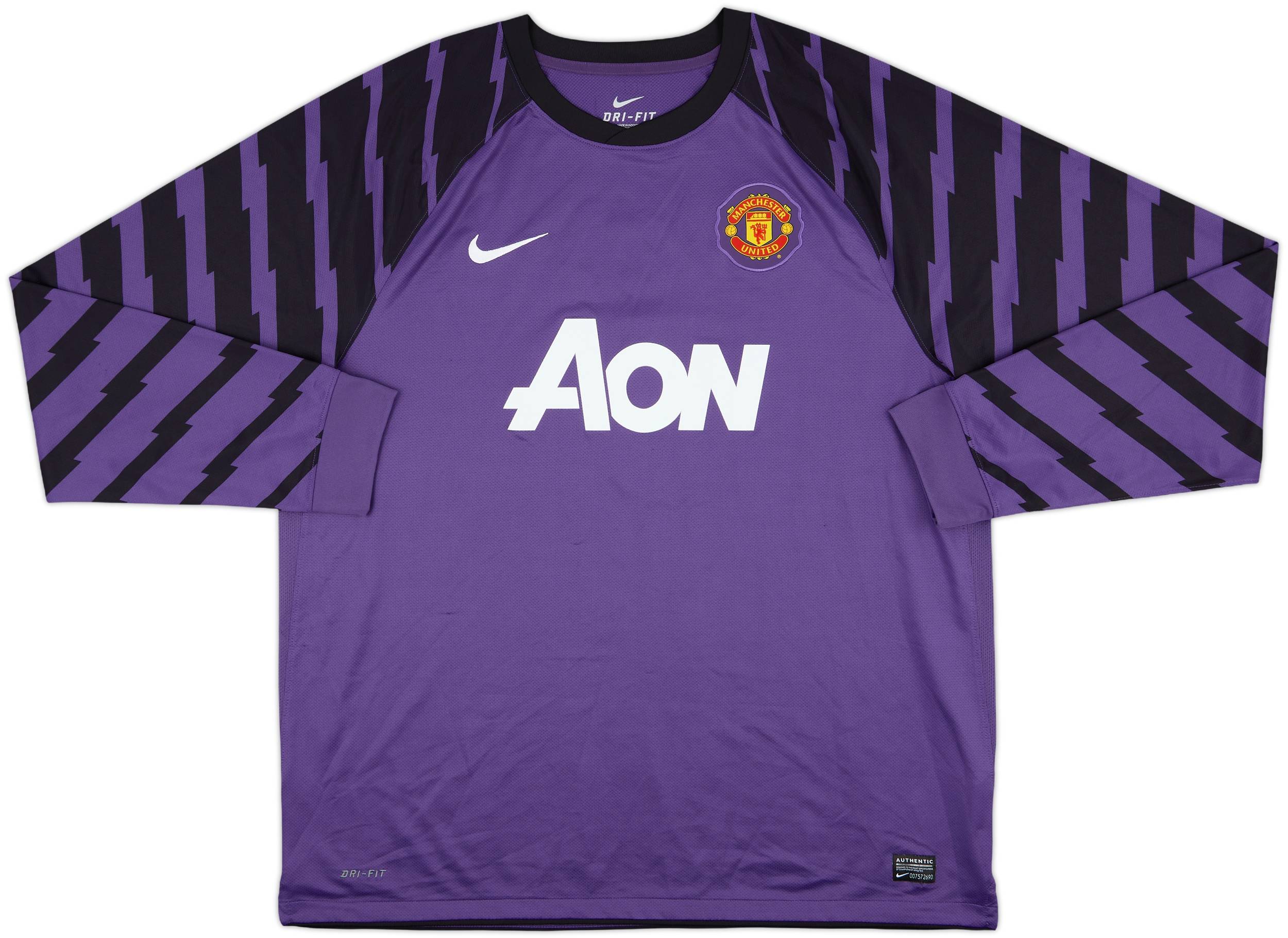 2010-11 Manchester United GK Shirt Van Der Sar #1 - 9/10 - (XXL)