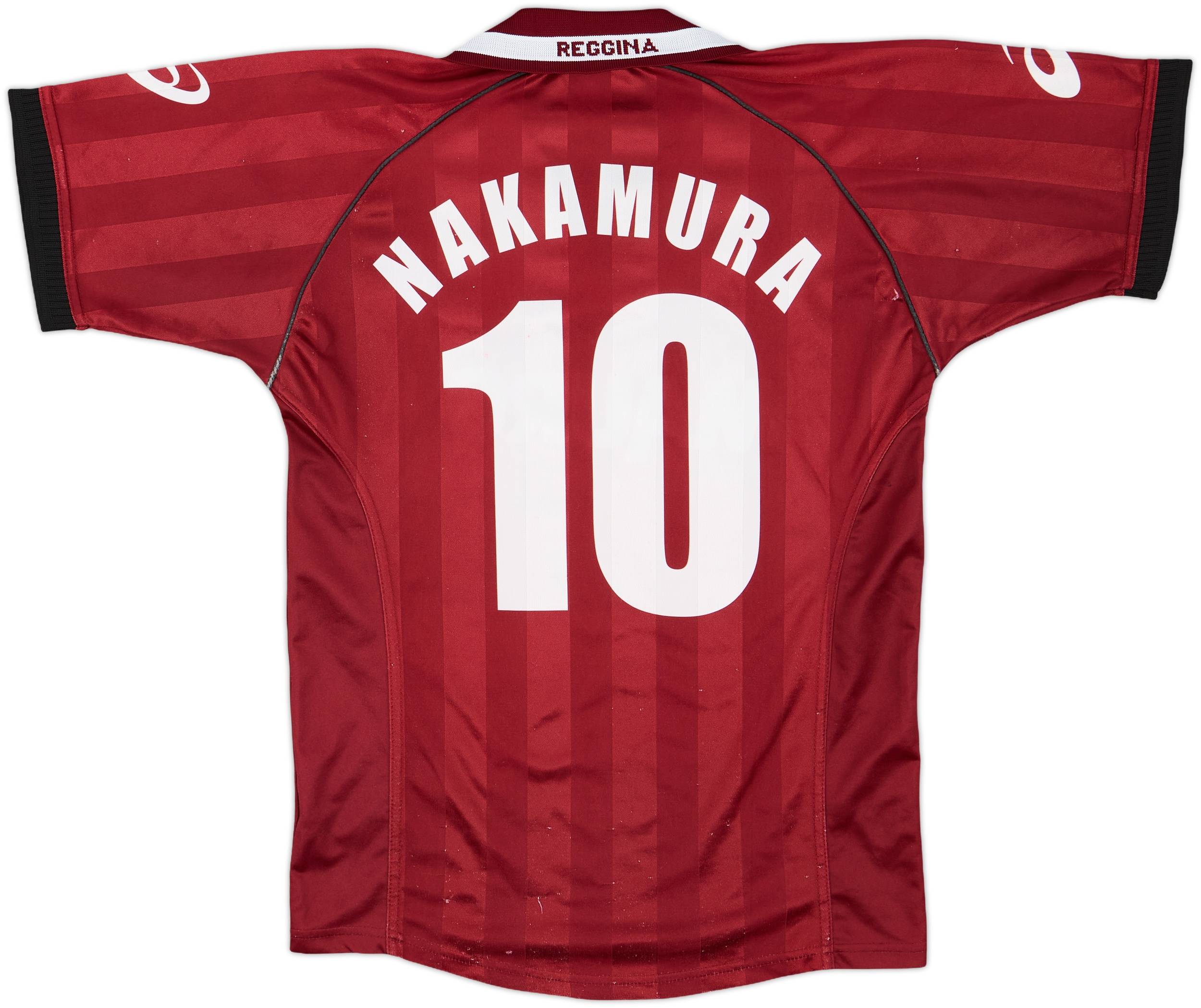 2002-03 Reggina Home Shirt Nakamura #10 - 6/10 - (S)