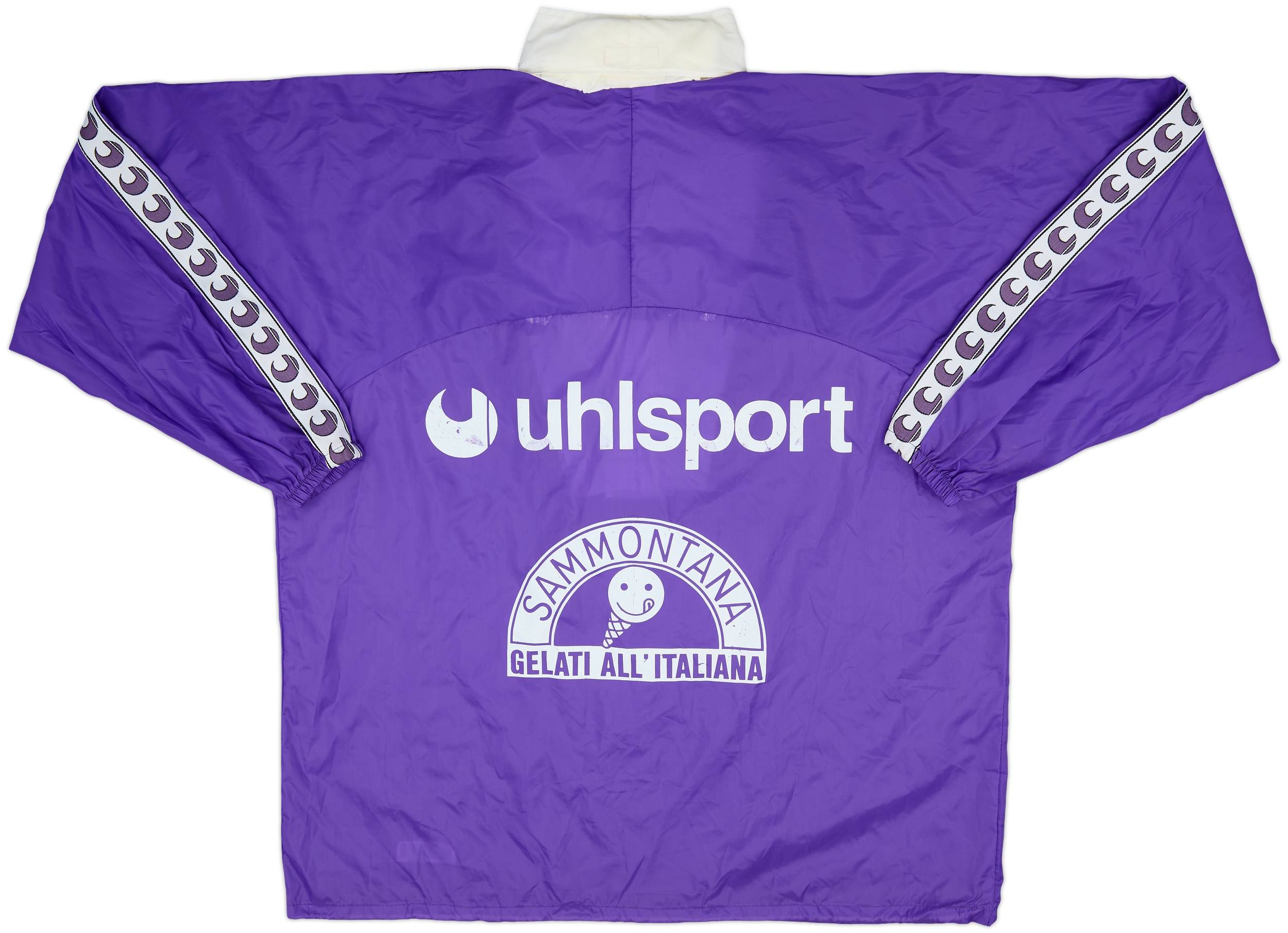 1993-94 Fiorentina Uhlsport 1/4 Zip Rain Jacket - 8/10 - (XL)