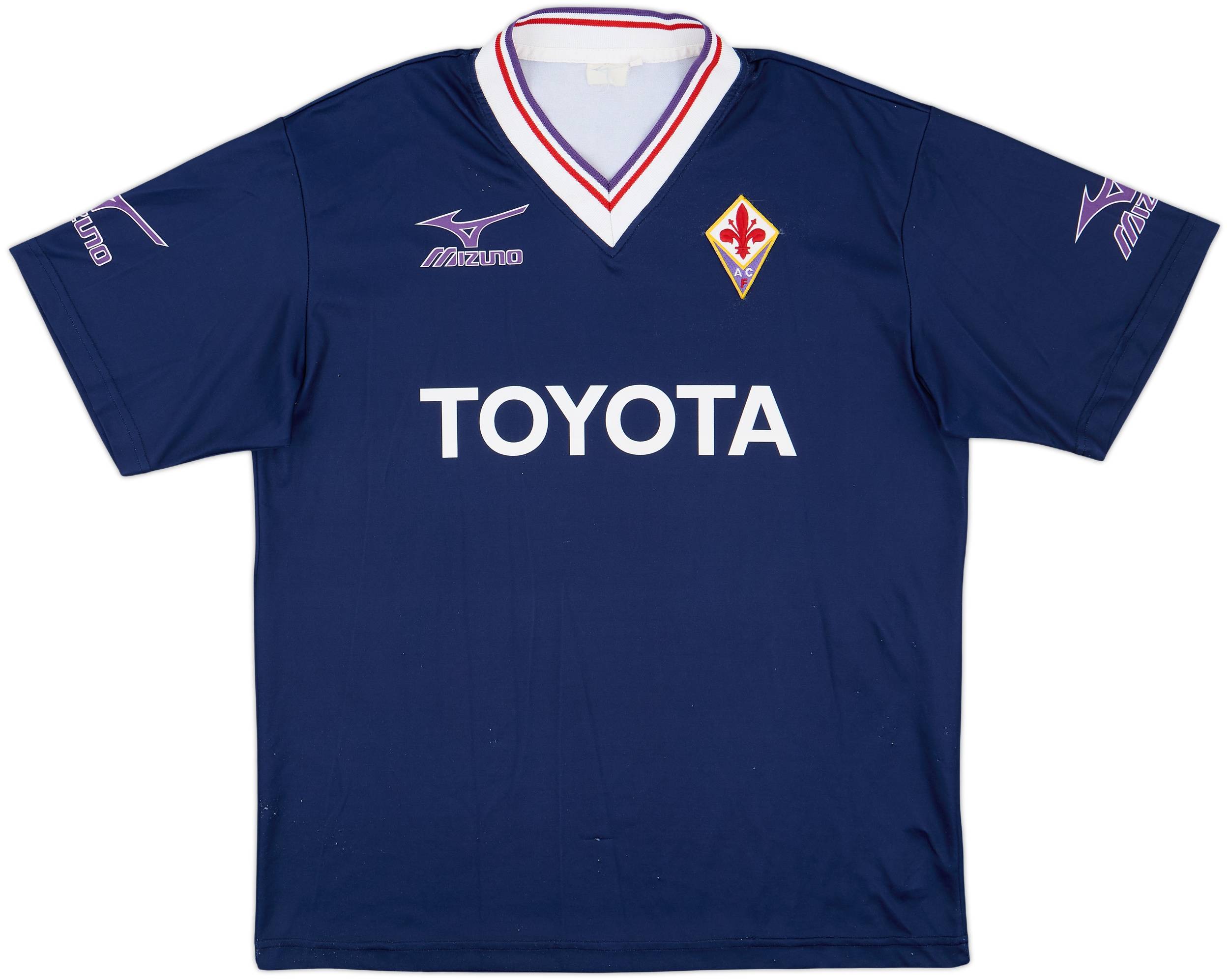 2001-02 Fiorentina Mizuno Training Shirt - 7/10 - (L)