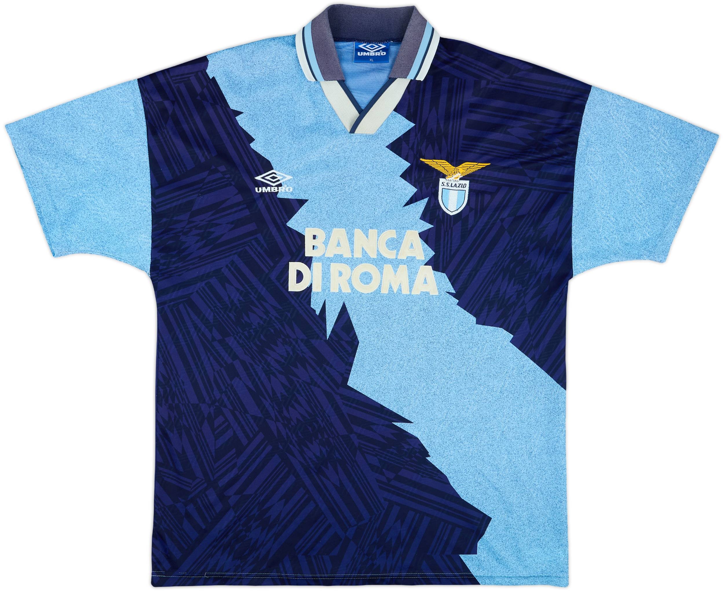 UMBRO　セリエA　94/95　S.S. LAZIO　ラツィオ　ユニフォーム 1994-95 Lazio UMBRO Home Shirt M Made in England Gazza