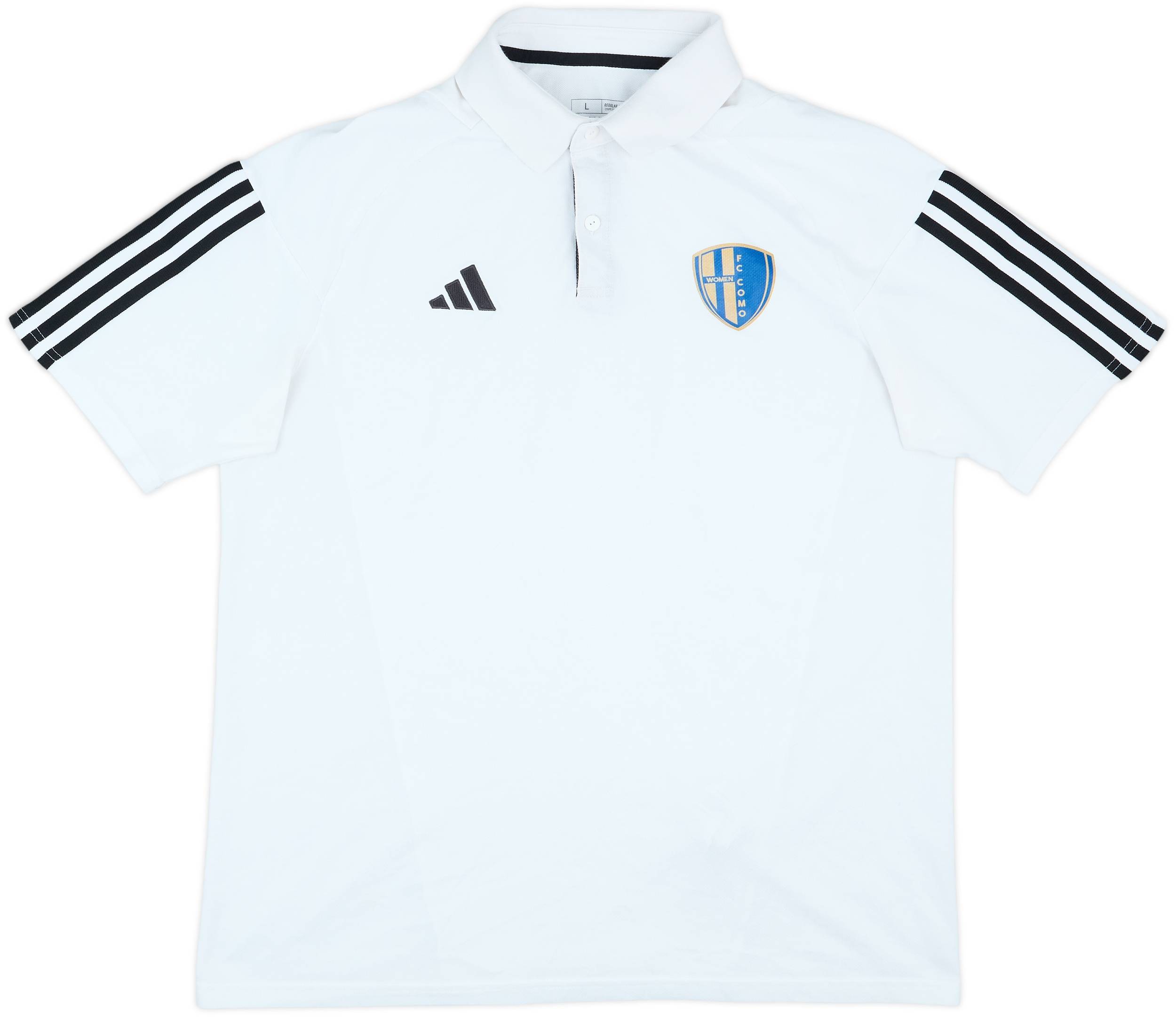 2023-24 Como Women adidas Polo Shirt 9/10 (L) - Main Image