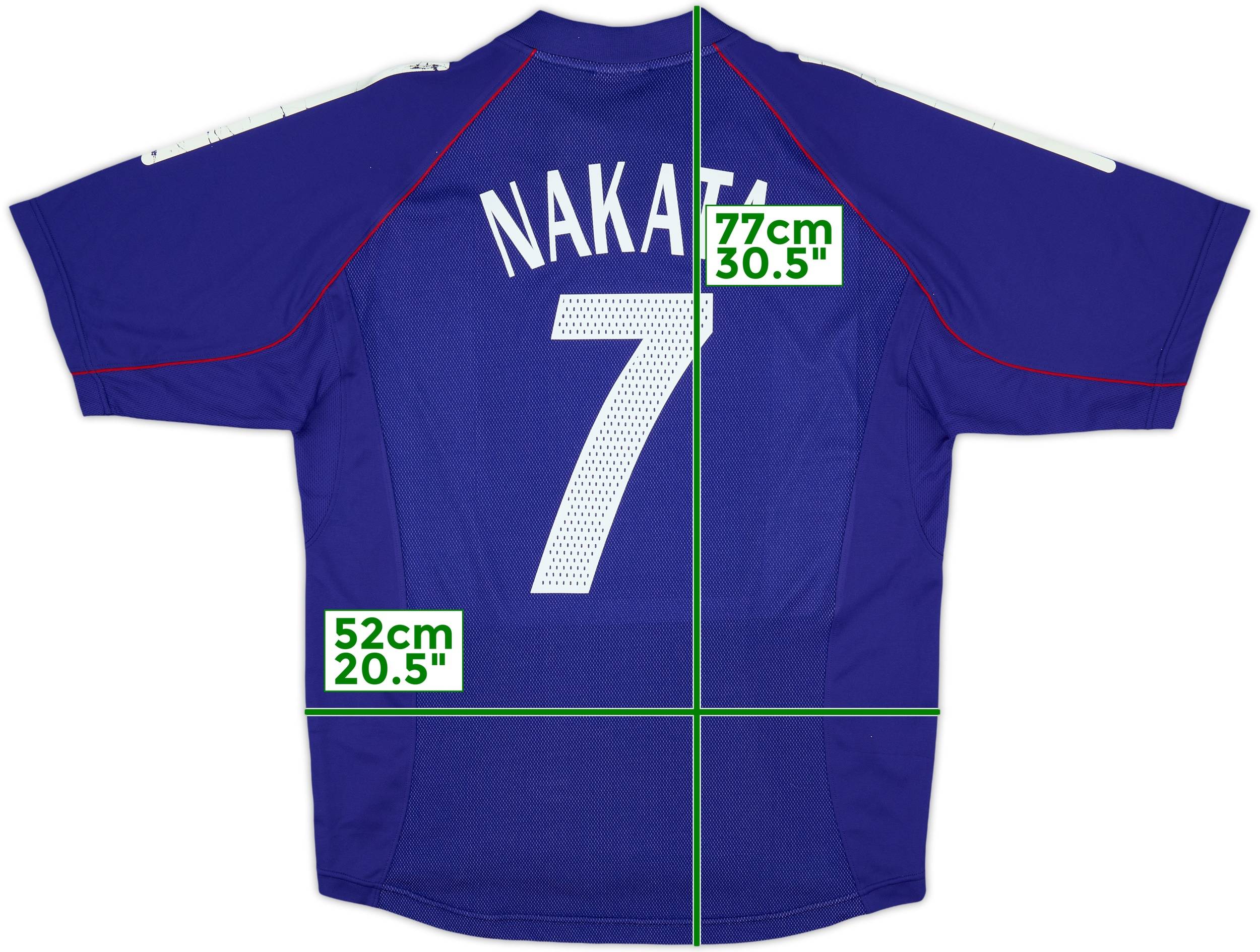 2002-04 Japan Home Shirt Nakata #7 (L)