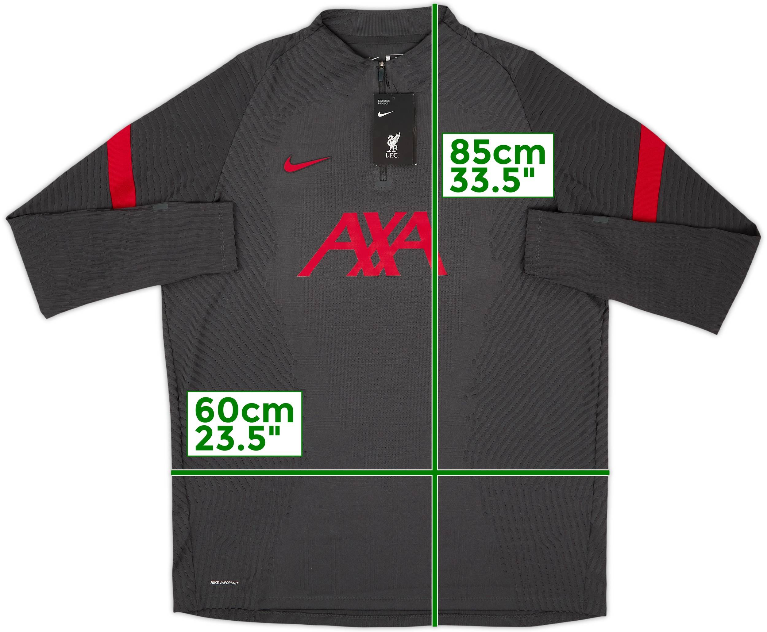 2020-21 Liverpool Nike Vaporknit 1/4 Zip Drill Top (XXL)