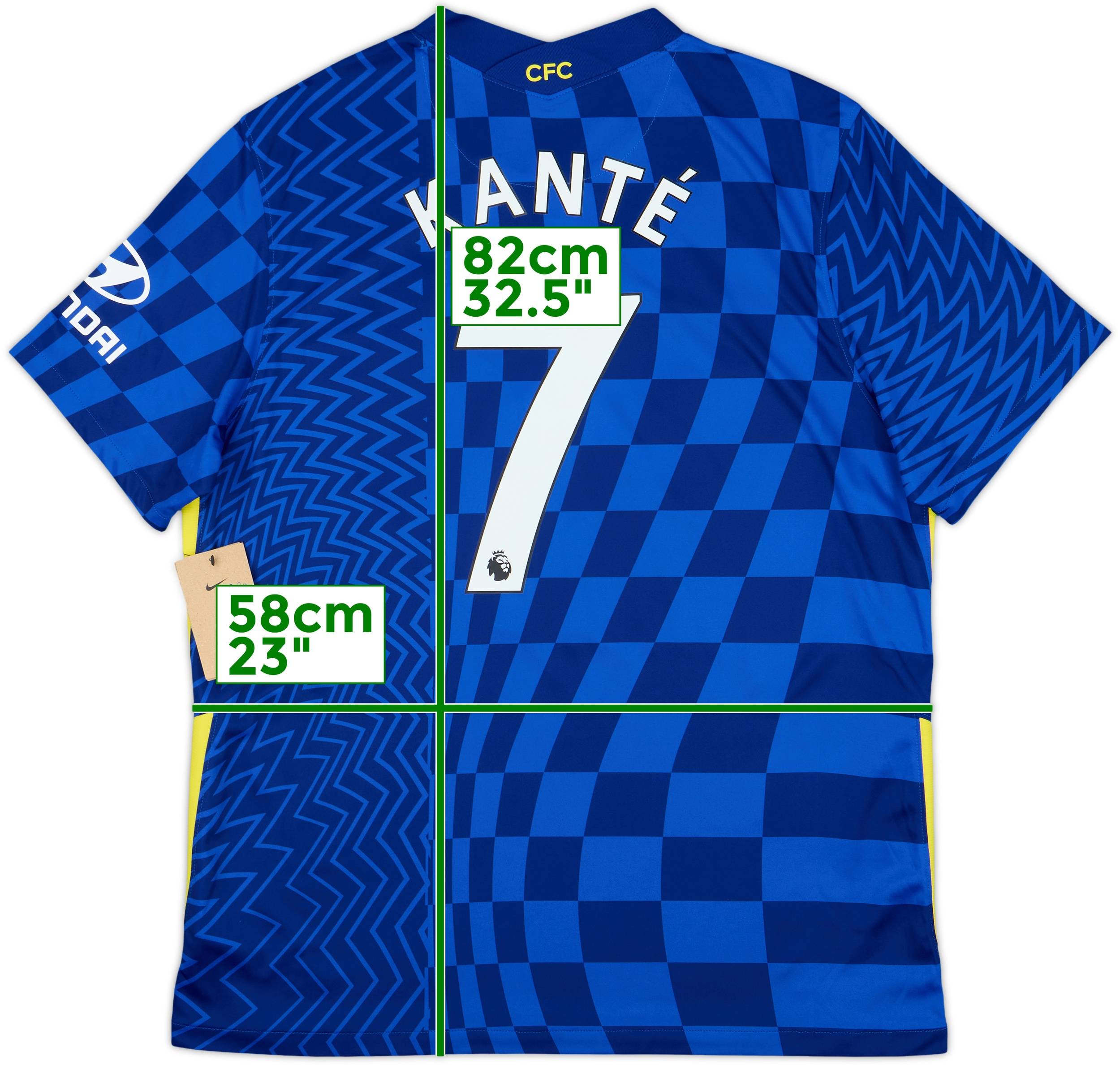 CHELSEA 7 シャツ カンテ　サッカー　ユニフォーム　チェルシー 2021-22 Chelsea Home Shirt Kante #7 (XL)