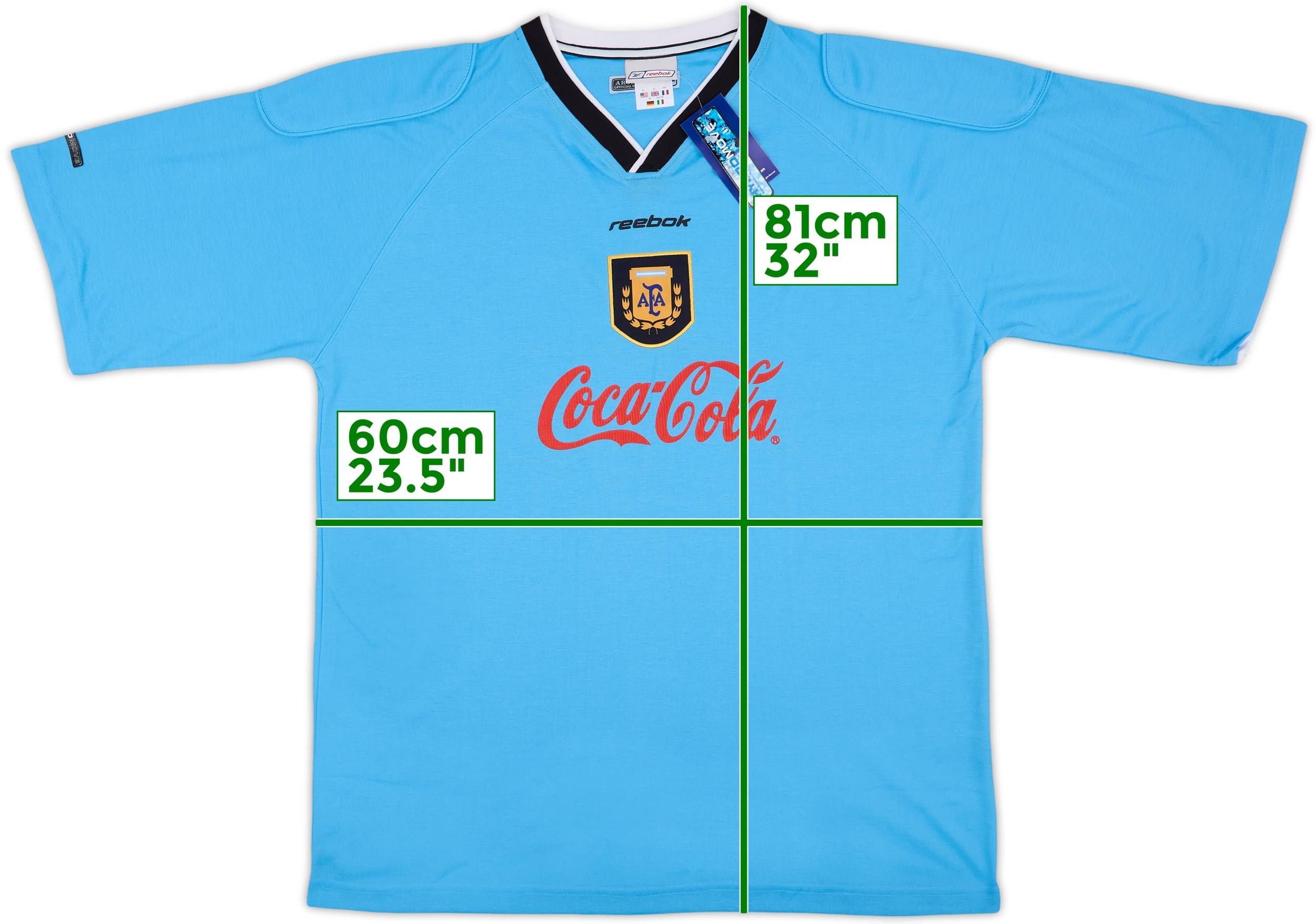 Reebok 99/00 アルゼンチン ユニフォーム シャツ L Reebok 99/00 アルゼンチン ユニフォーム シャツ L リーボック