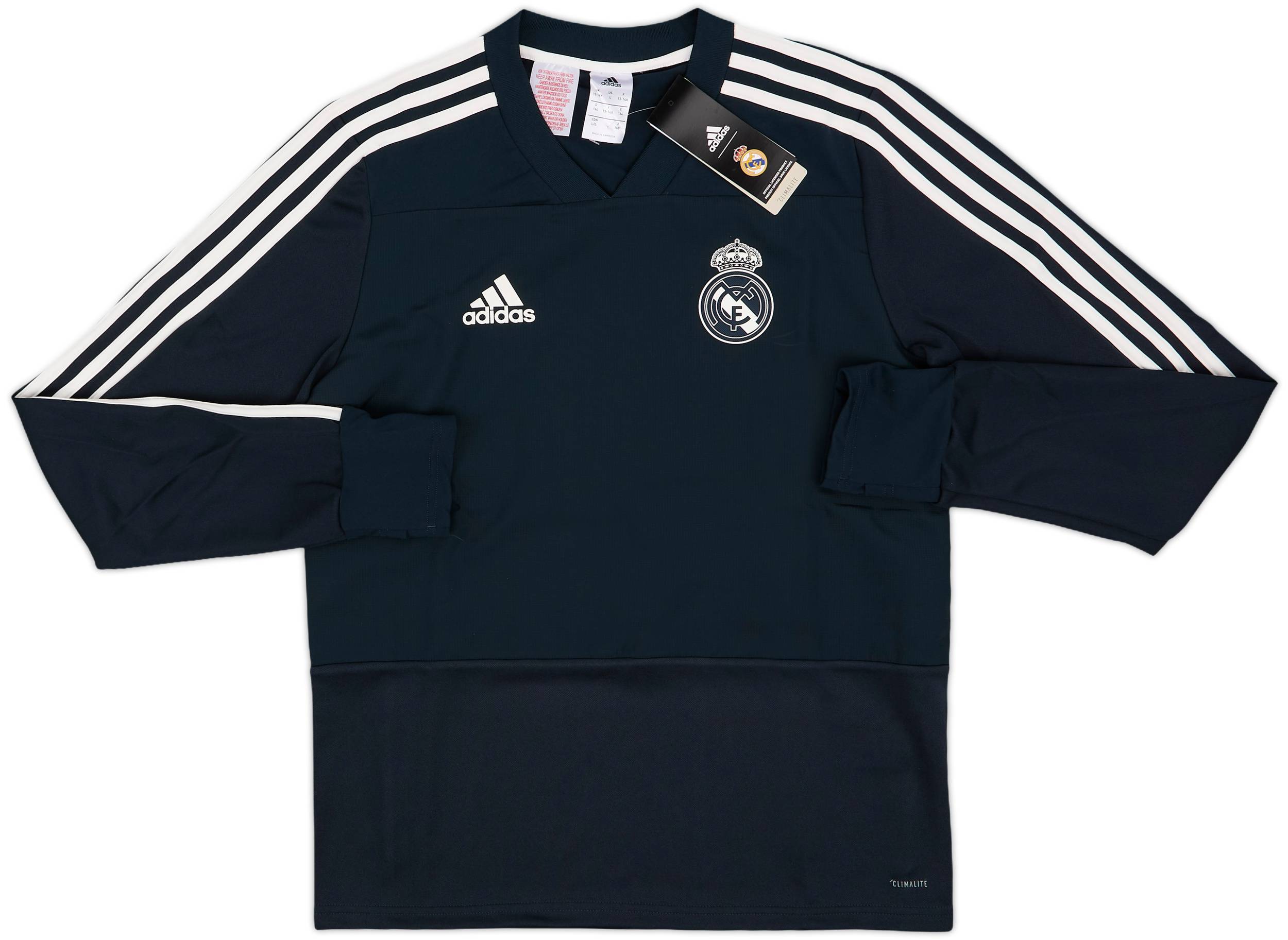 adidas - レアルマドリード 18/19 トレーニングトップ Fly Emirates 2018-19 Real Madrid adidas Training Top (L.Boys)