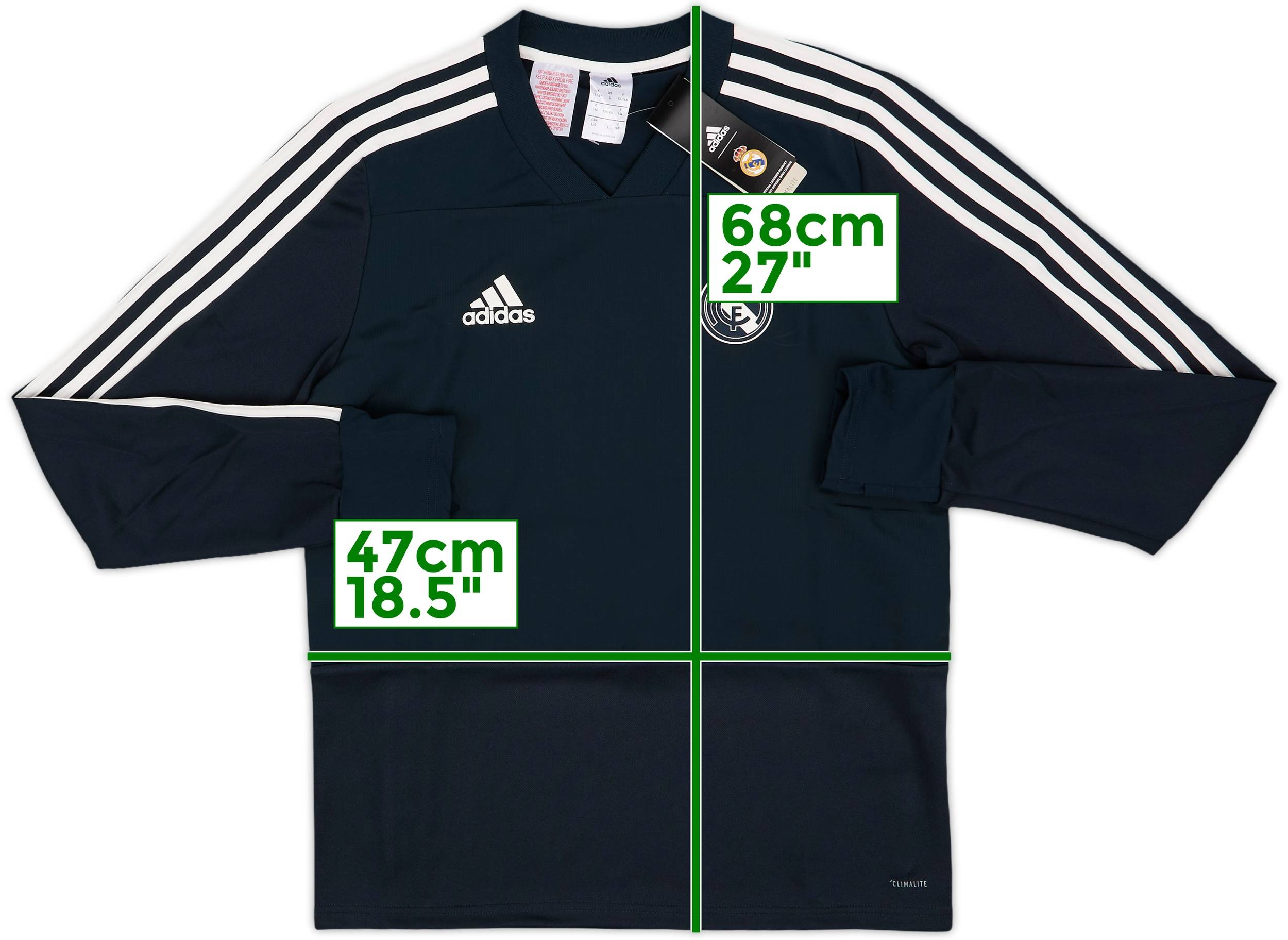 adidas - レアルマドリード 18/19 トレーニングトップ Fly Emirates 2018-19 Real Madrid adidas Training Top (L.Boys)