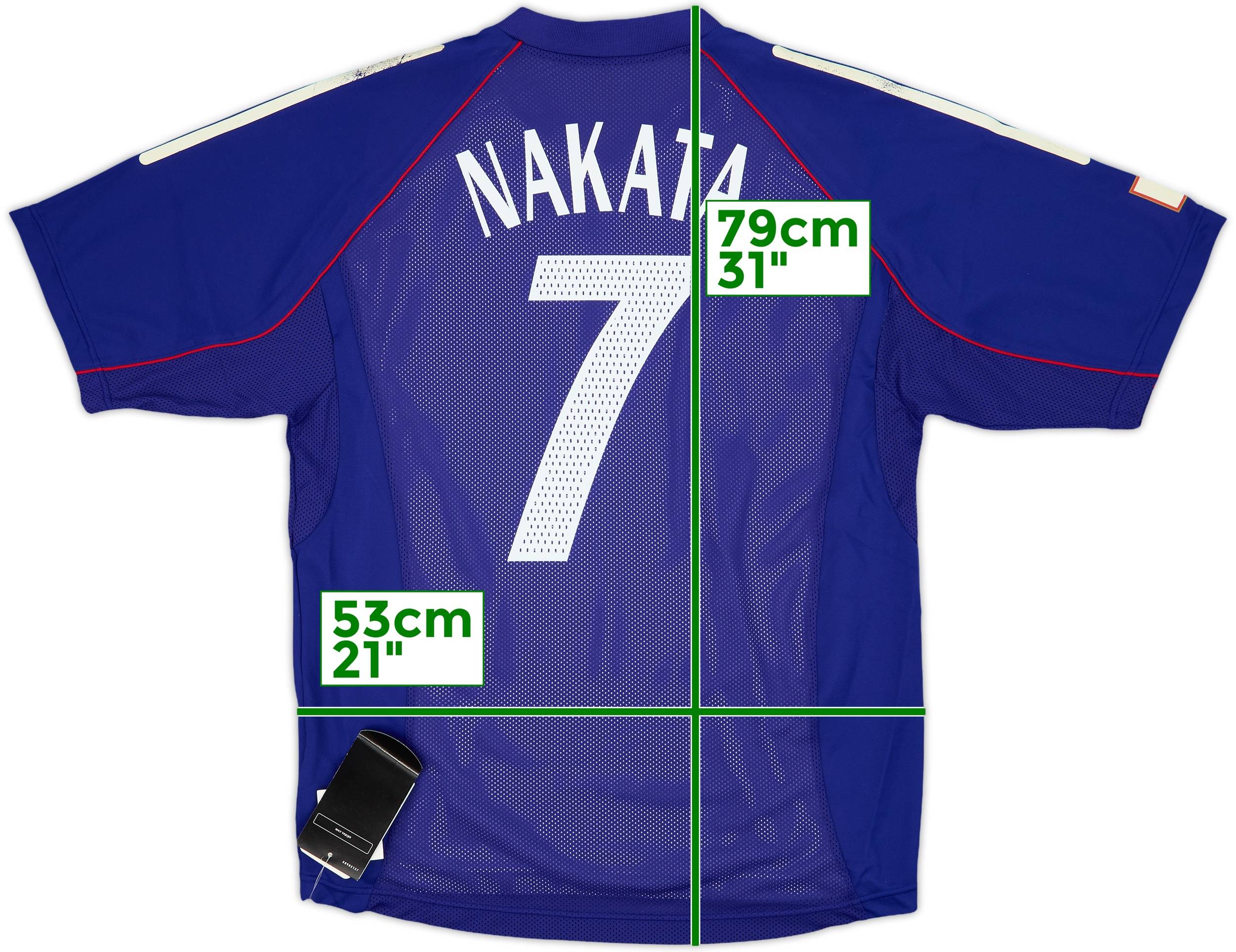 2002-04 Japan Player Issue Home Shirt Nakata #7 (L)
