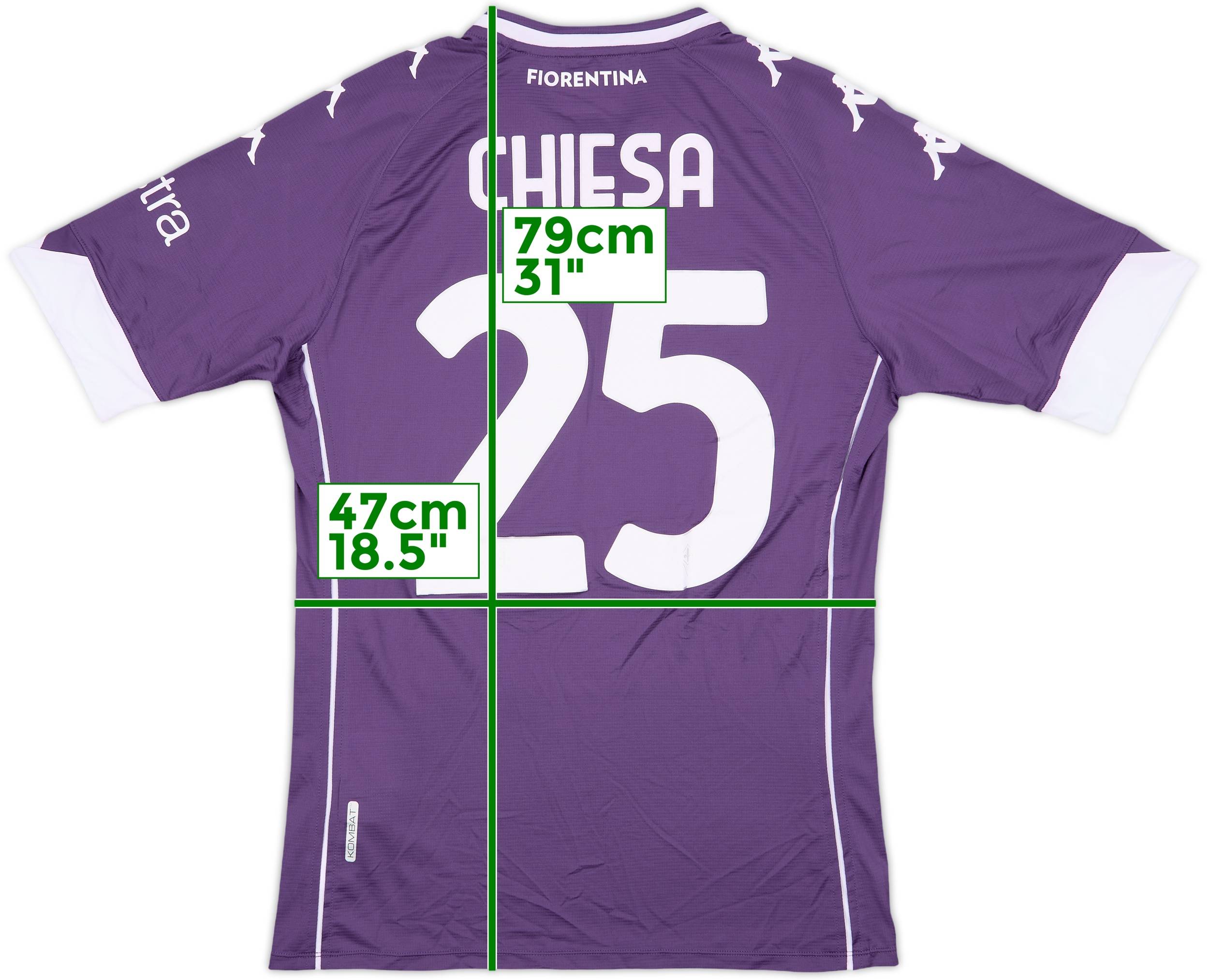 2020-21 Fiorentina Authentic Home Shirt Chiesa #25 (XL)