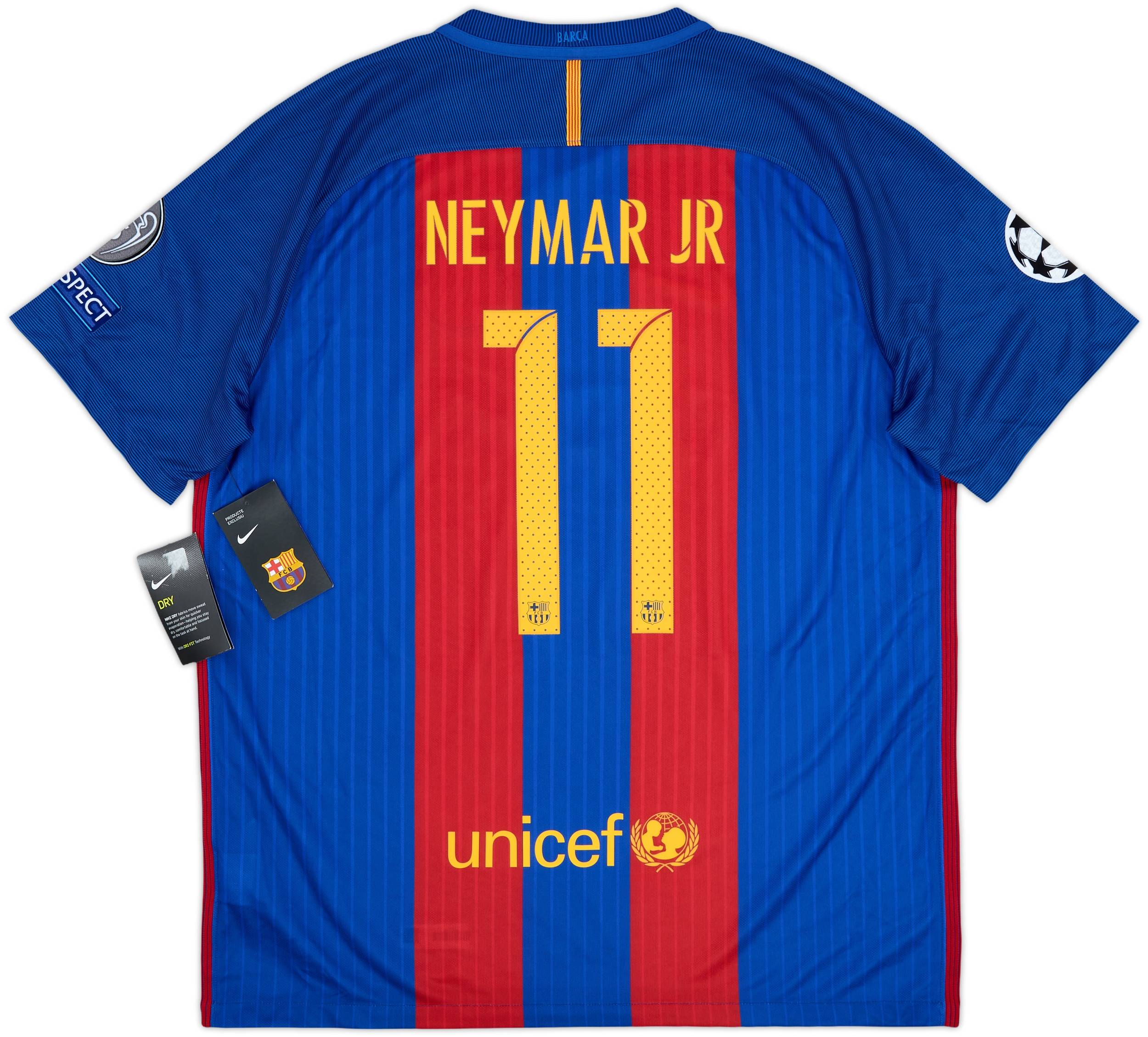 FCバルセロナ　ユニフォーム　ネイマール　 NEYMAR JR 11 2016-17 Barcelona Home Shirt Neymar Jr #11 (XL)