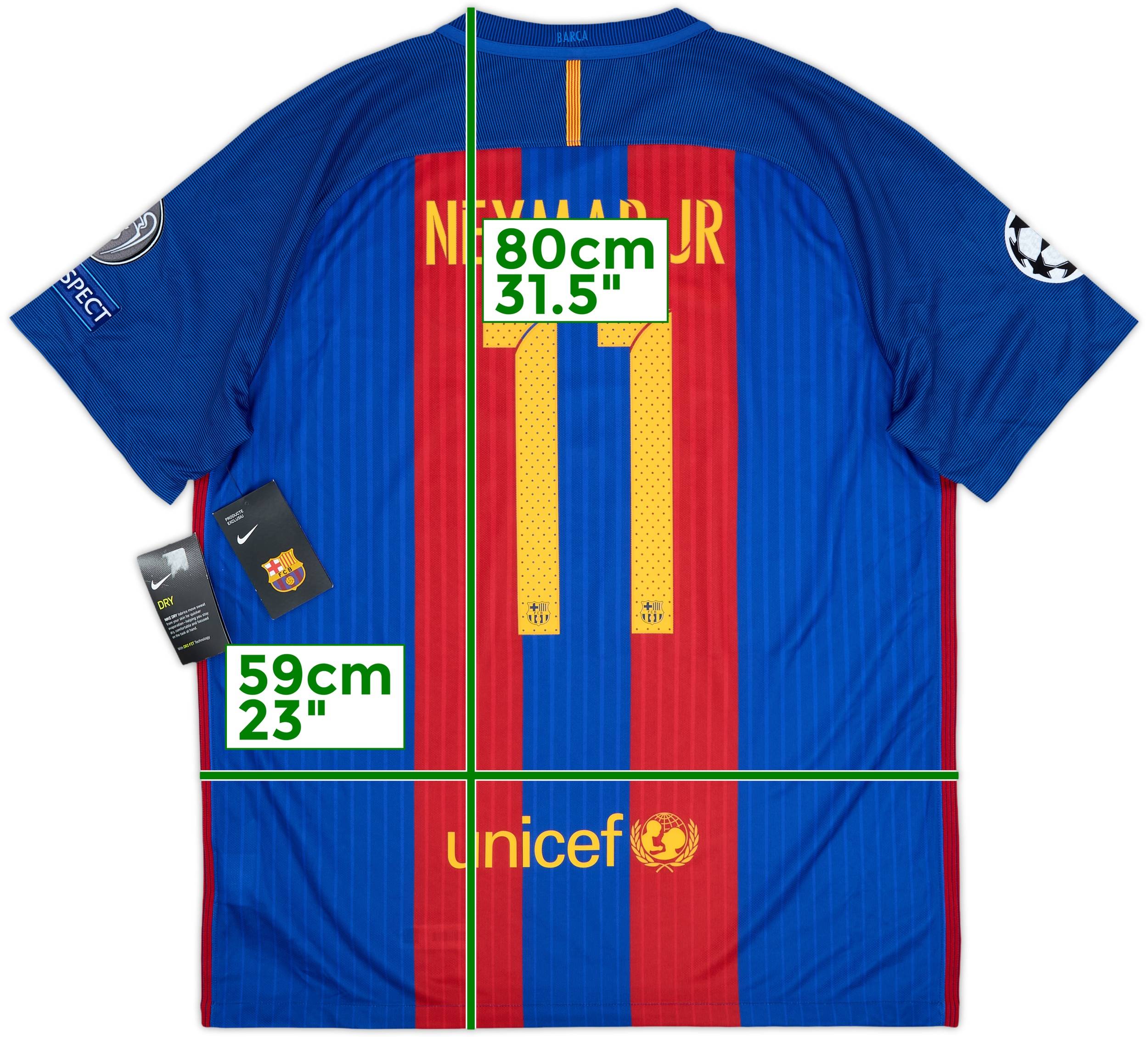 2016-17 Barcelona Home Shirt Neymar Jr #11 (XL)