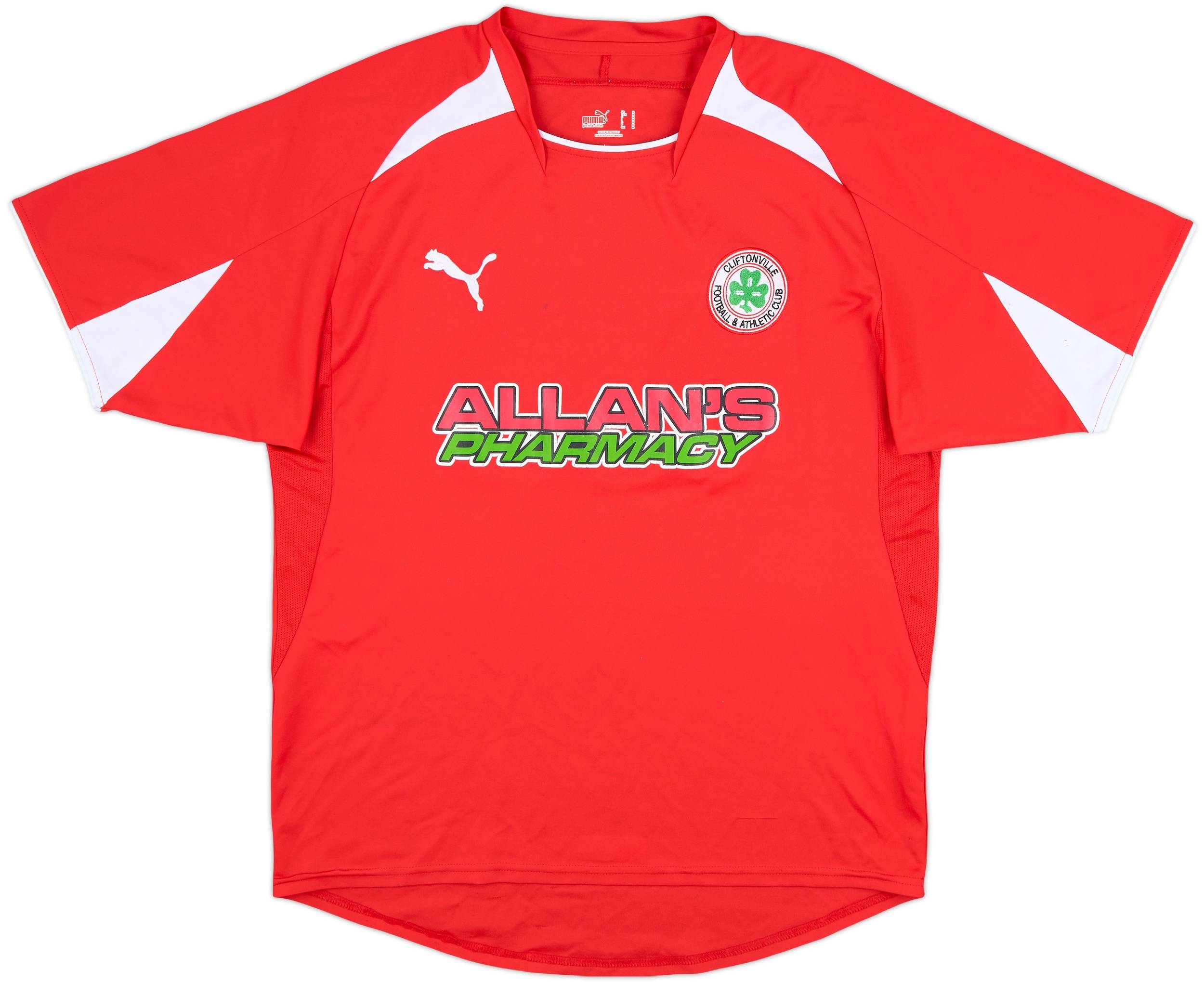 2008-10 Cliftonville Home Shirt - 5/10 - (M)