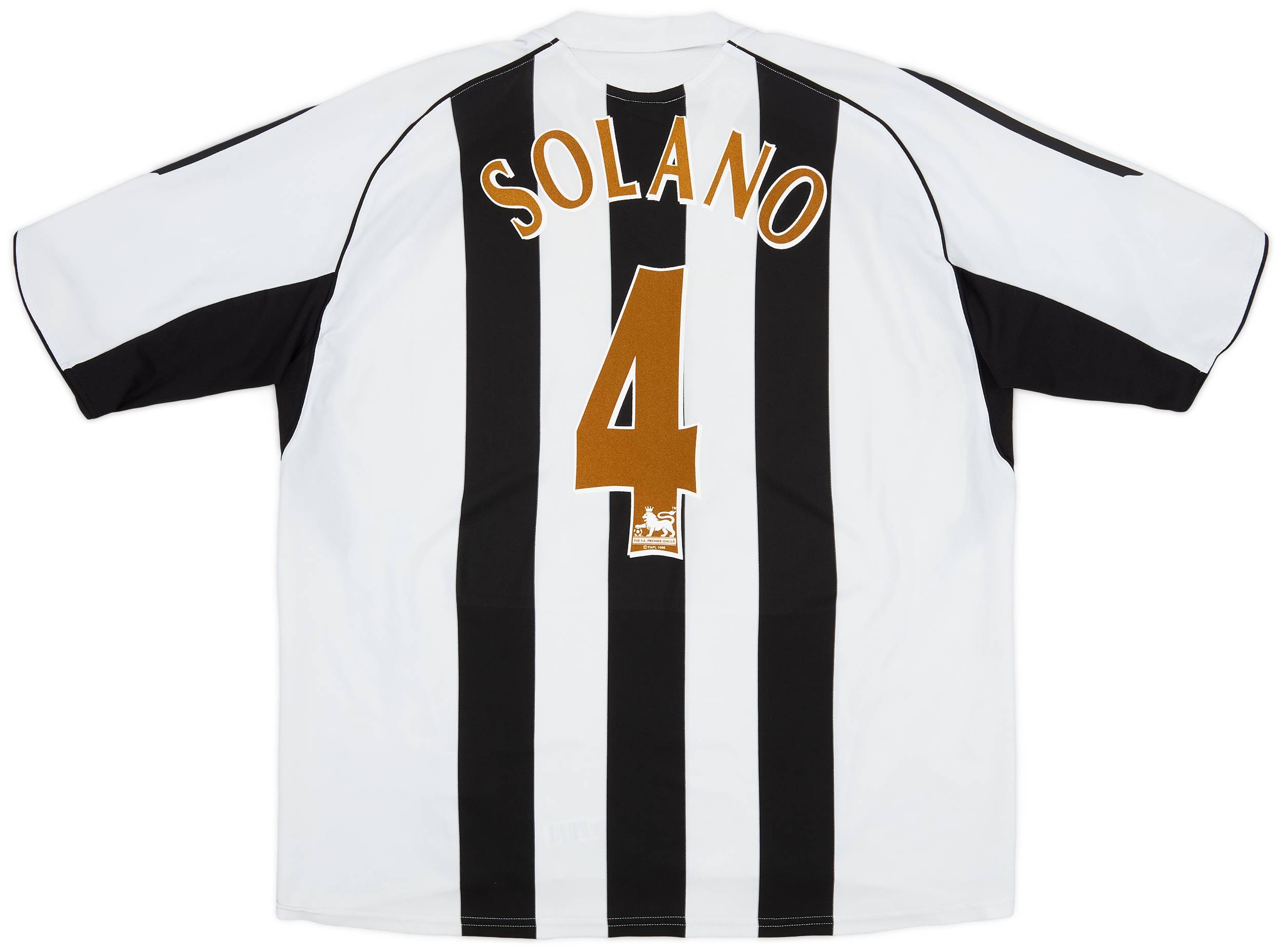 2005-07 Newcastle Home Shirt Solano #4 - 8/10 - (XXL)