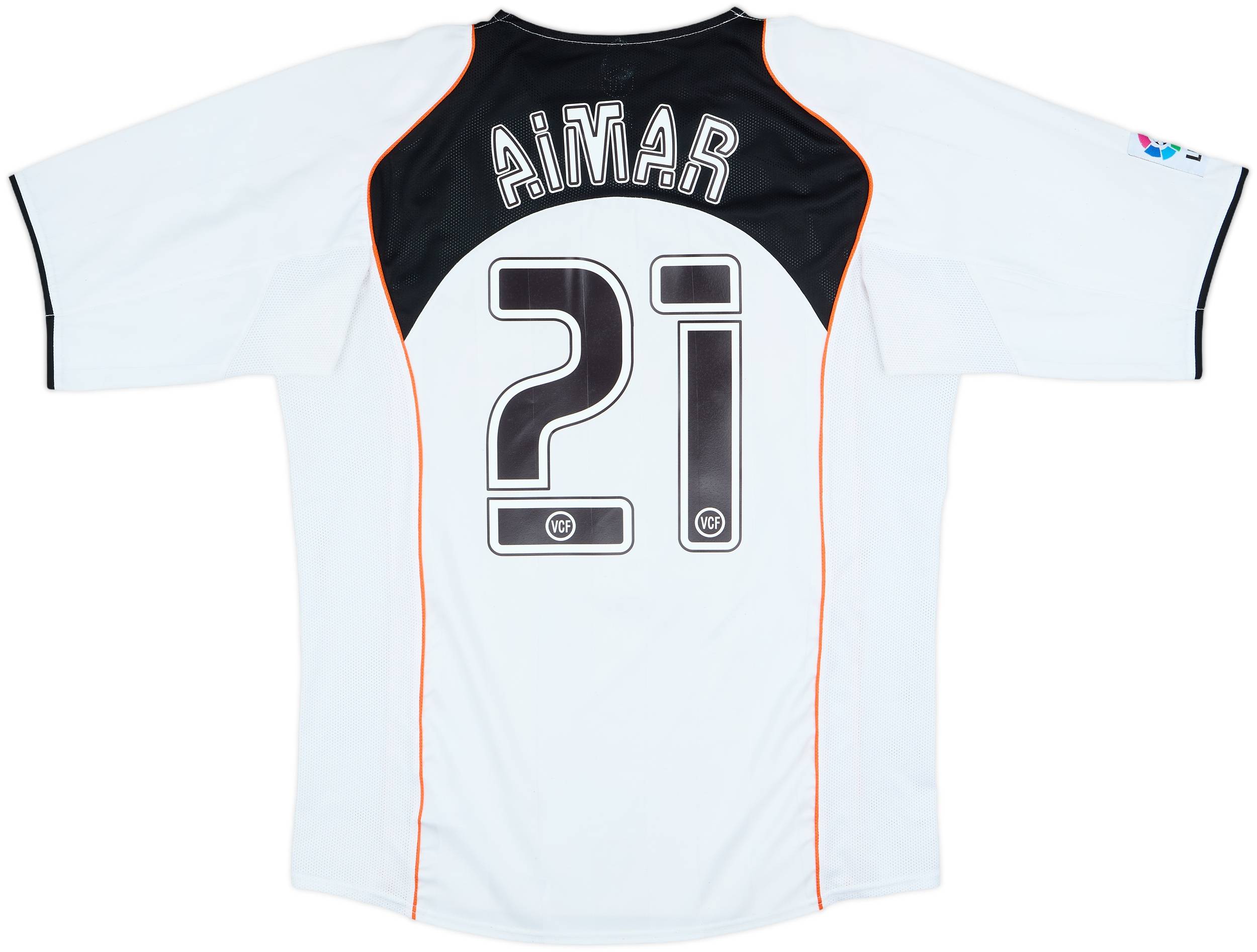 2004-05 Valencia Home Shirt Aimar #21 - 8/10 - (L)