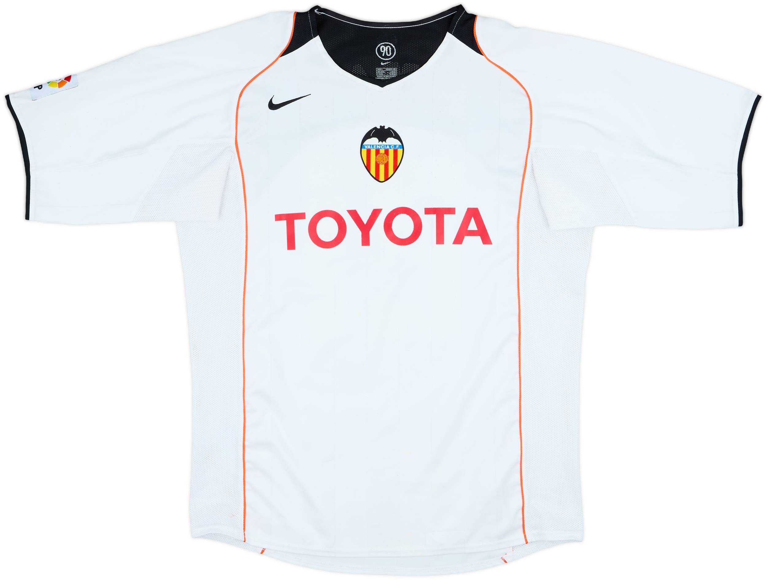 2004-05 Valencia Home Shirt Aimar #21 - 8/10 - (L)