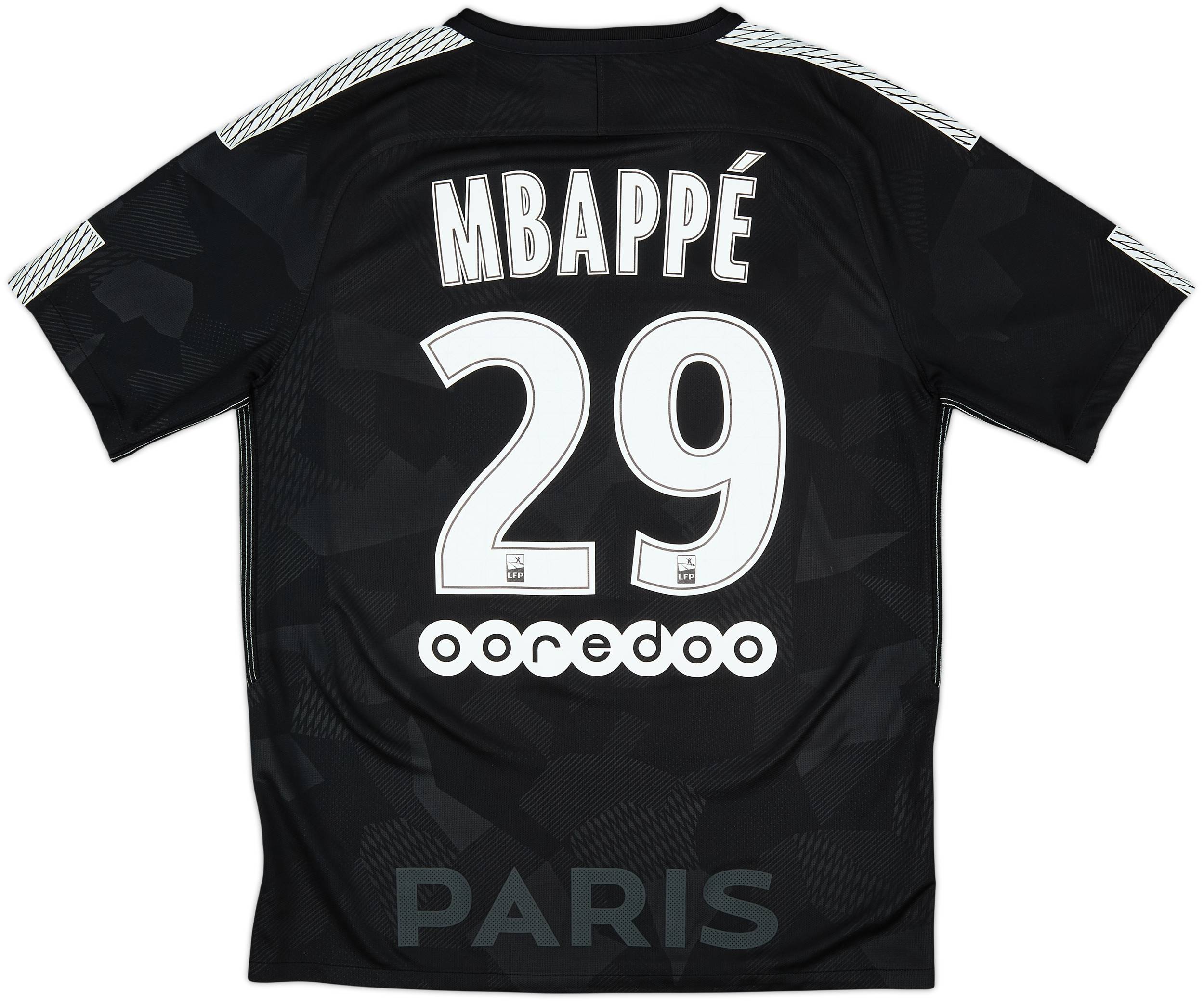 2017-18 Paris Saint-Germain Third Shirt Mbappe #29 - 8/10 - (M)