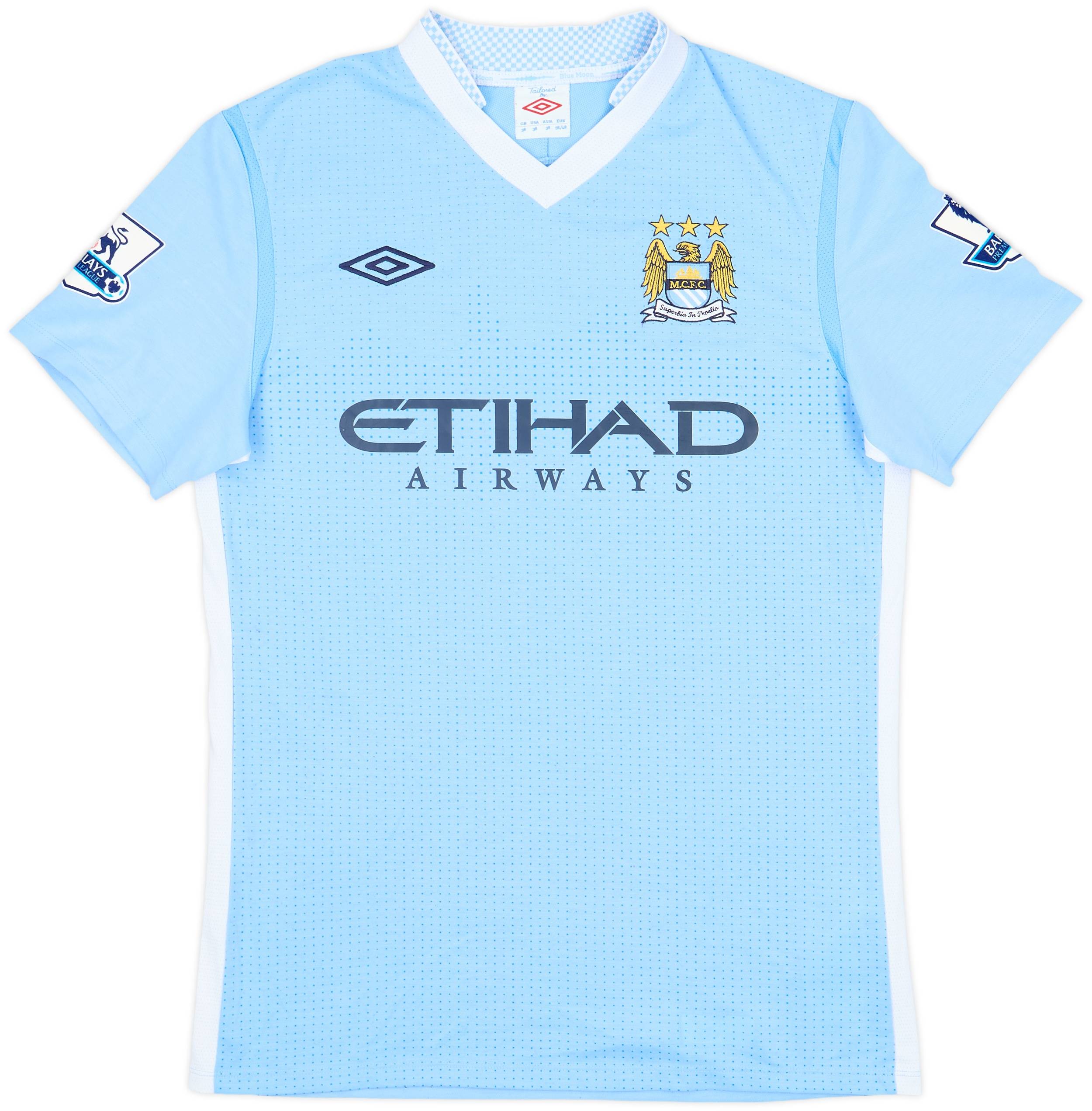 2011-12 Manchester City Home Shirt Kun Aguero #16 - 9/10 - (M)