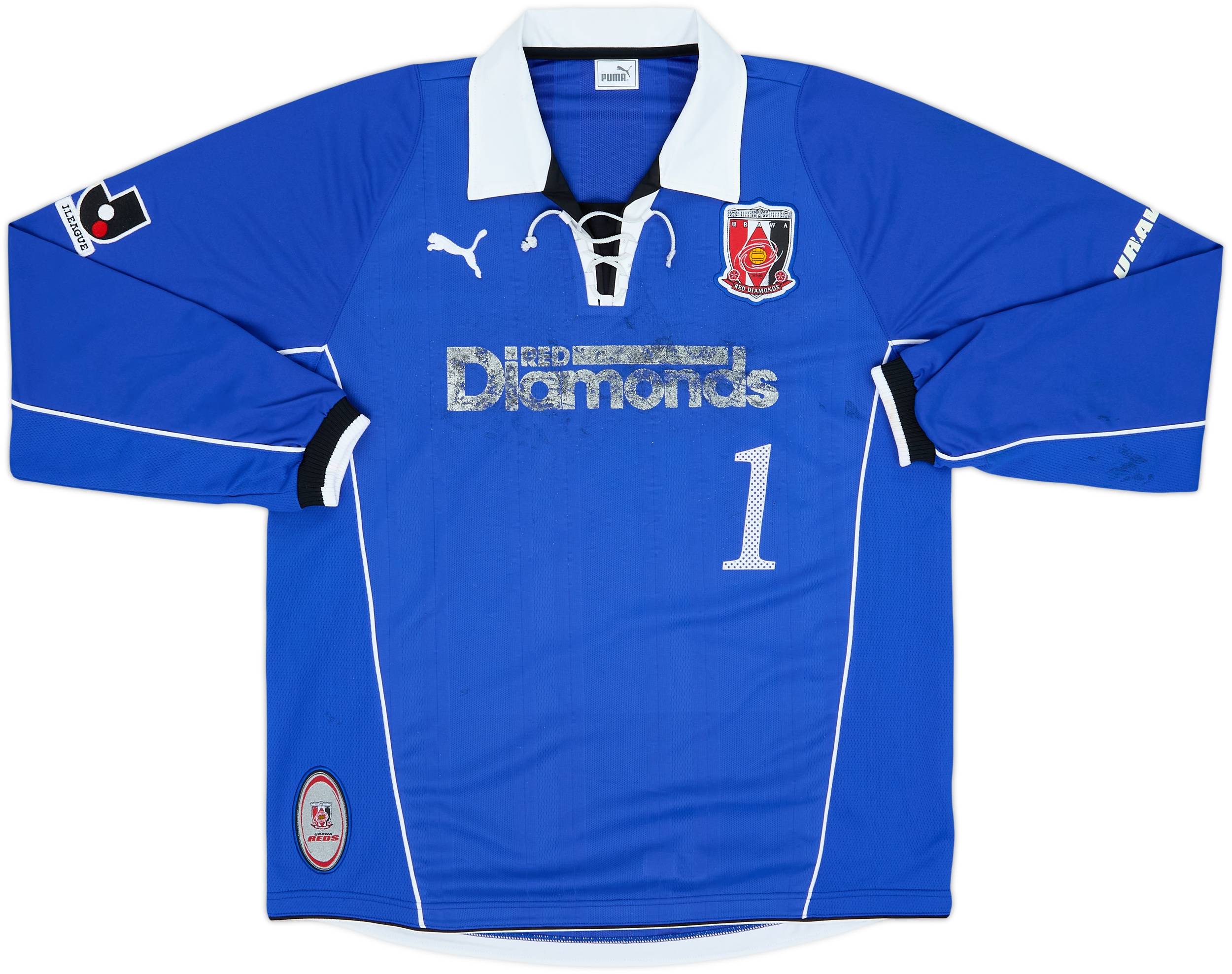URAWA RED DIAMONDS サッカーウェア XL 青 2003 Urawa Red Diamonds GK Shirt #1 - 4/10 - (XL)