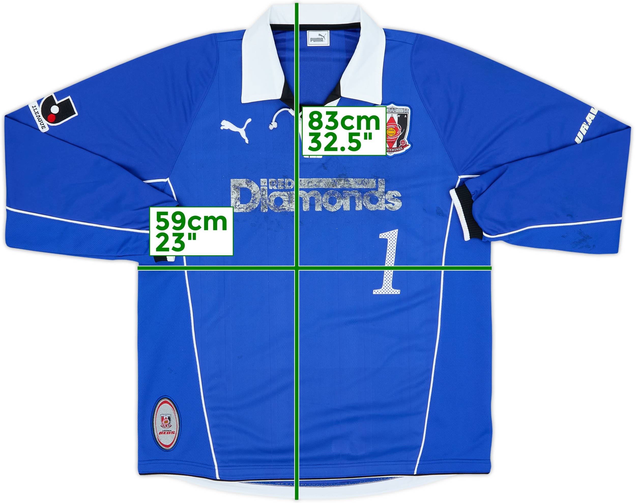 2003 Urawa Red Diamonds GK Shirt #1 - 4/10 - (XL)