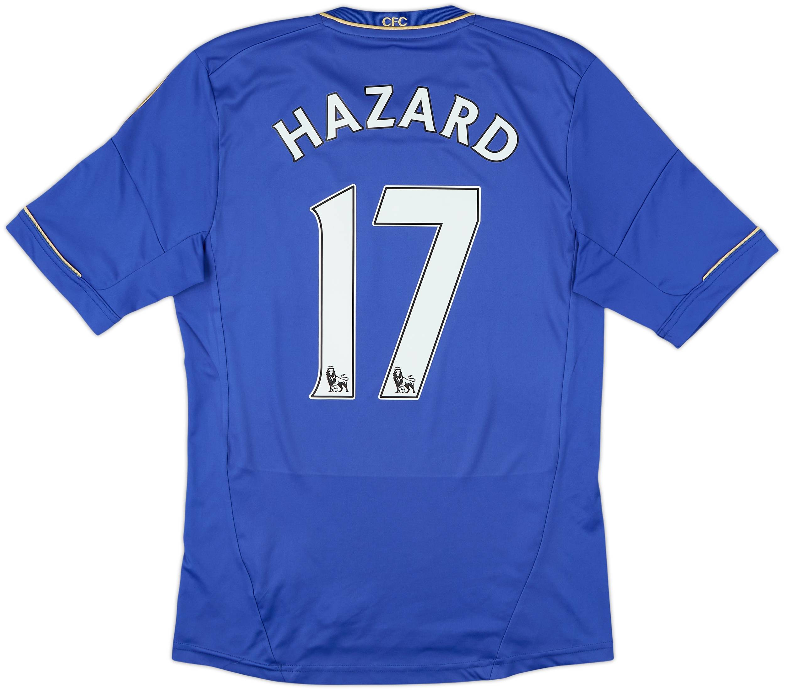 Chelsea FC HAZARD 17 ホームシャツ 2012-13 Chelsea Home Shirt Hazard #17 - 8/10 - (S)
