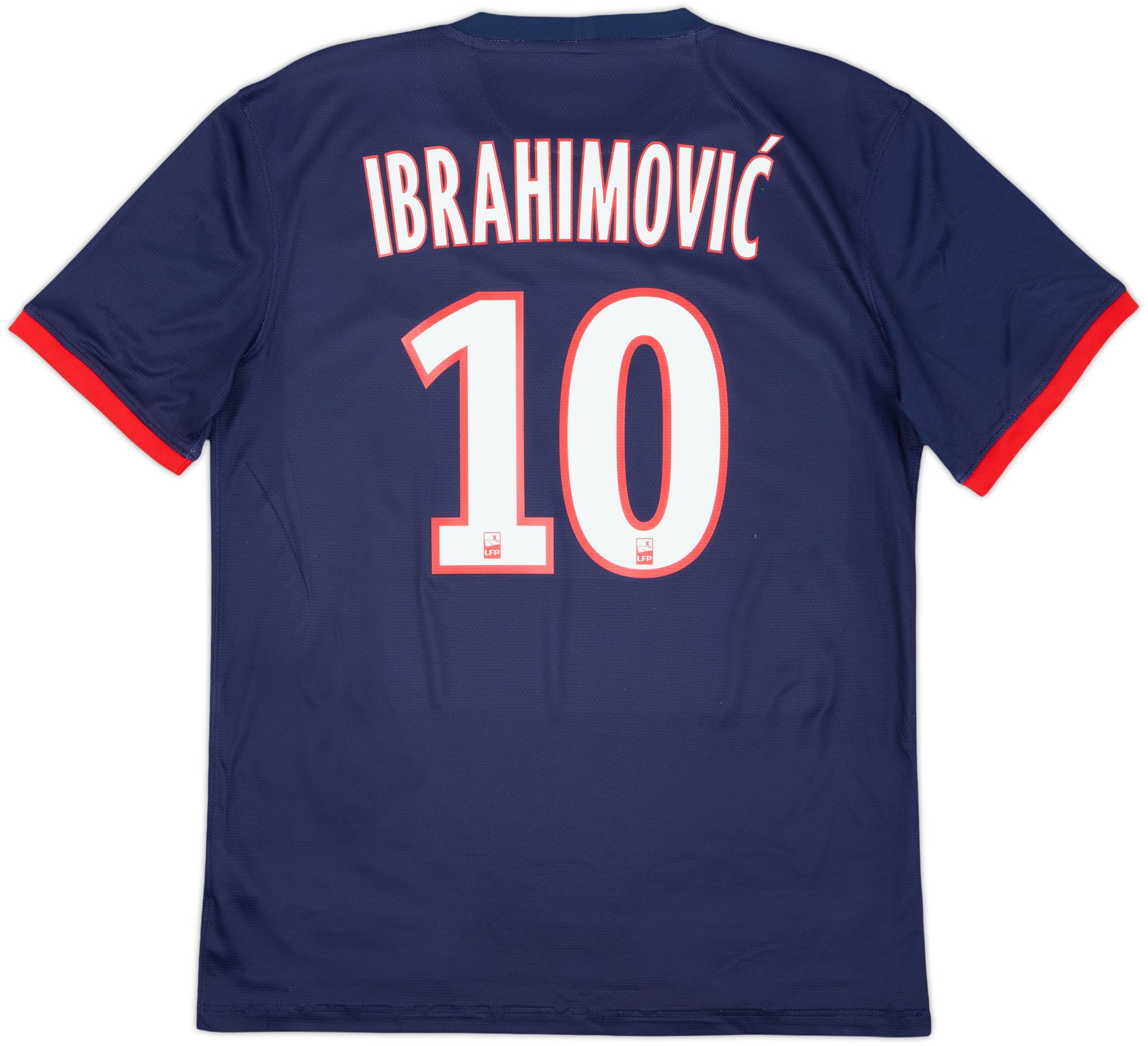 「激レア」　PSG Ibrahimović 10番シャツ 2013-14 Paris Saint-Germain Home Shirt Ibrahimovic #10 - 6/10 - (M)