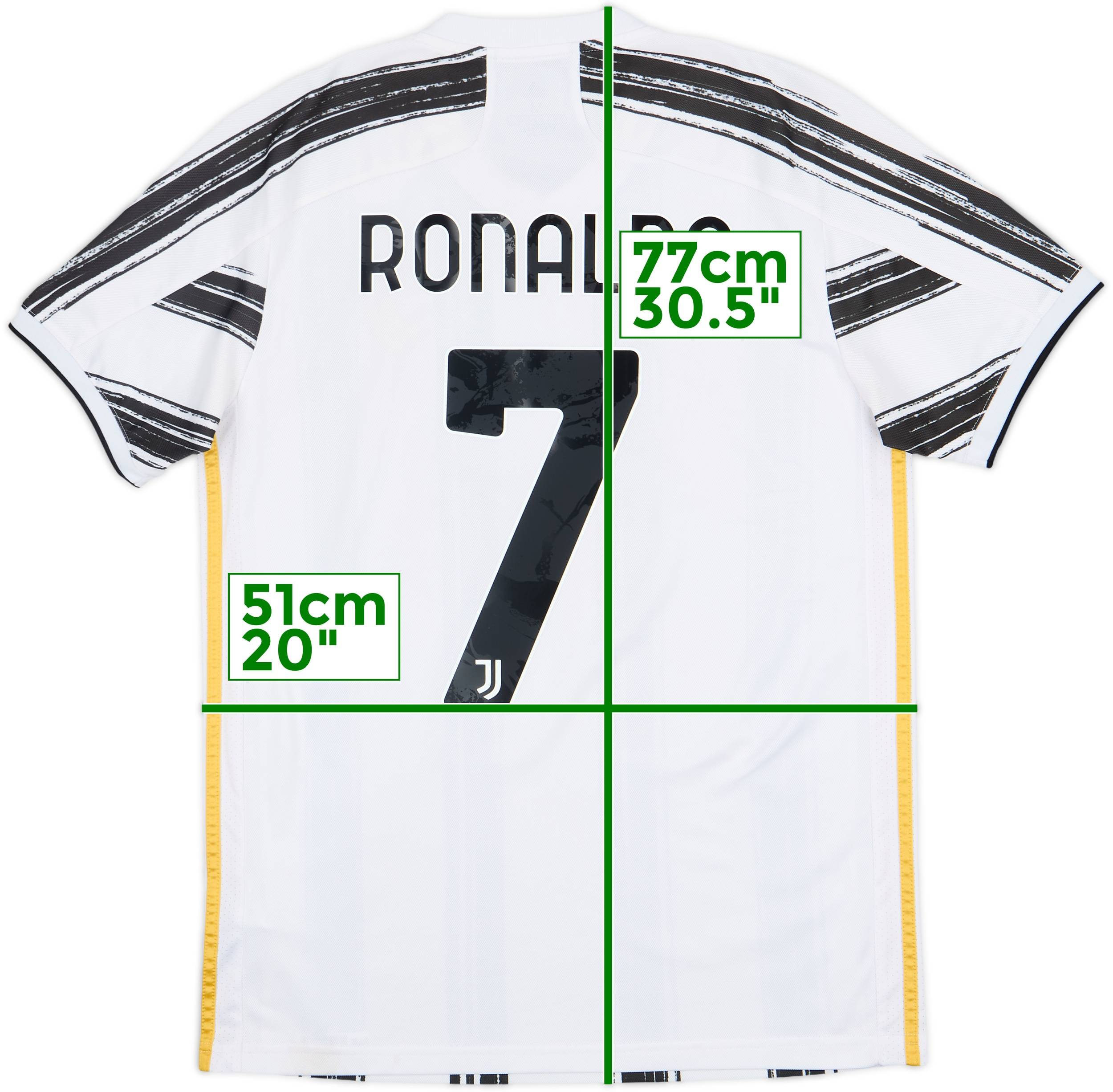 2020-21 Juventus Home Shirt Ronaldo #7 - 8/10 - (M)