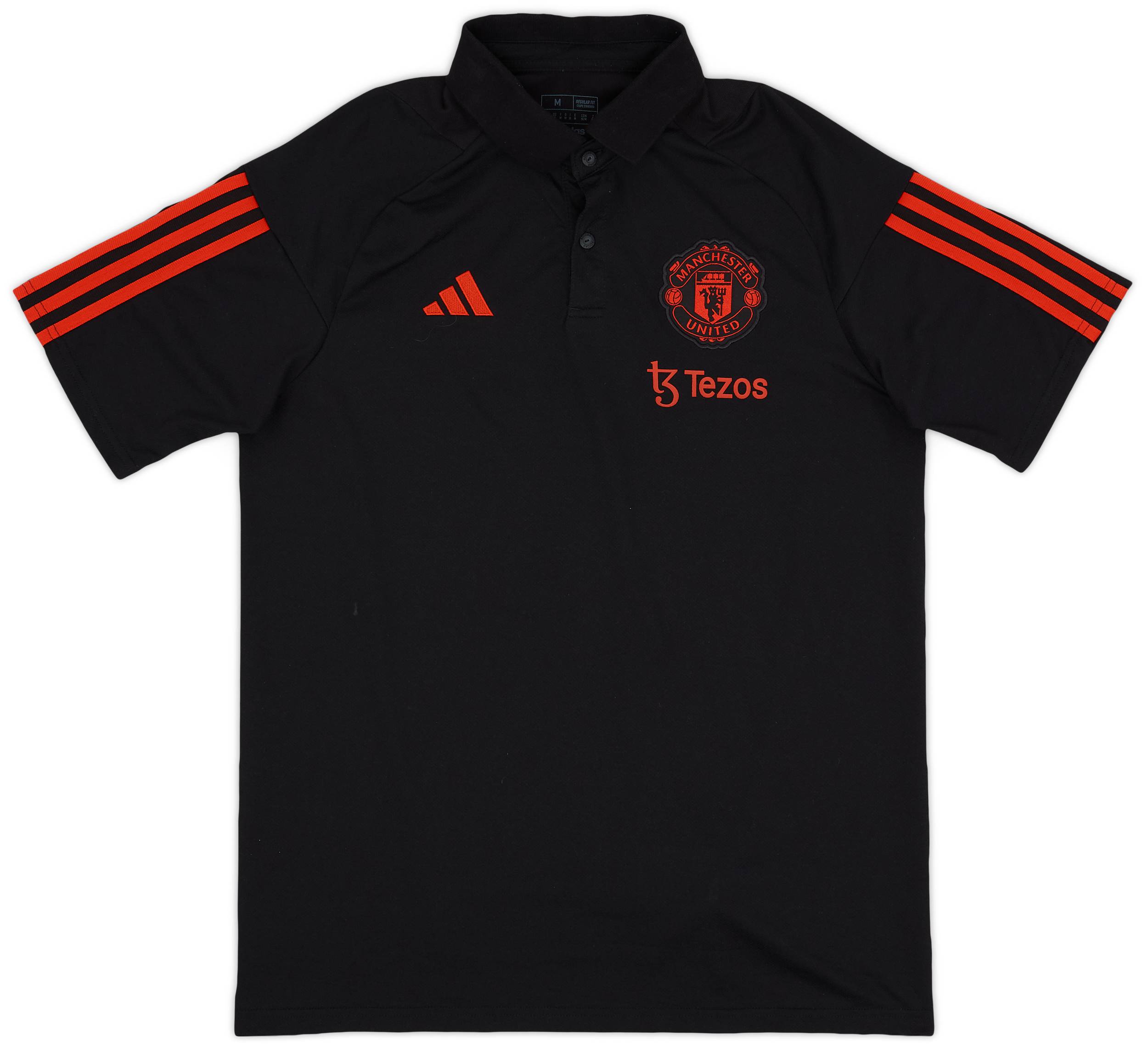 ウェア Manchester United Official Polo Shirt L 2023-24 Manchester United adidas Polo Shirt - 9/10 - (M)