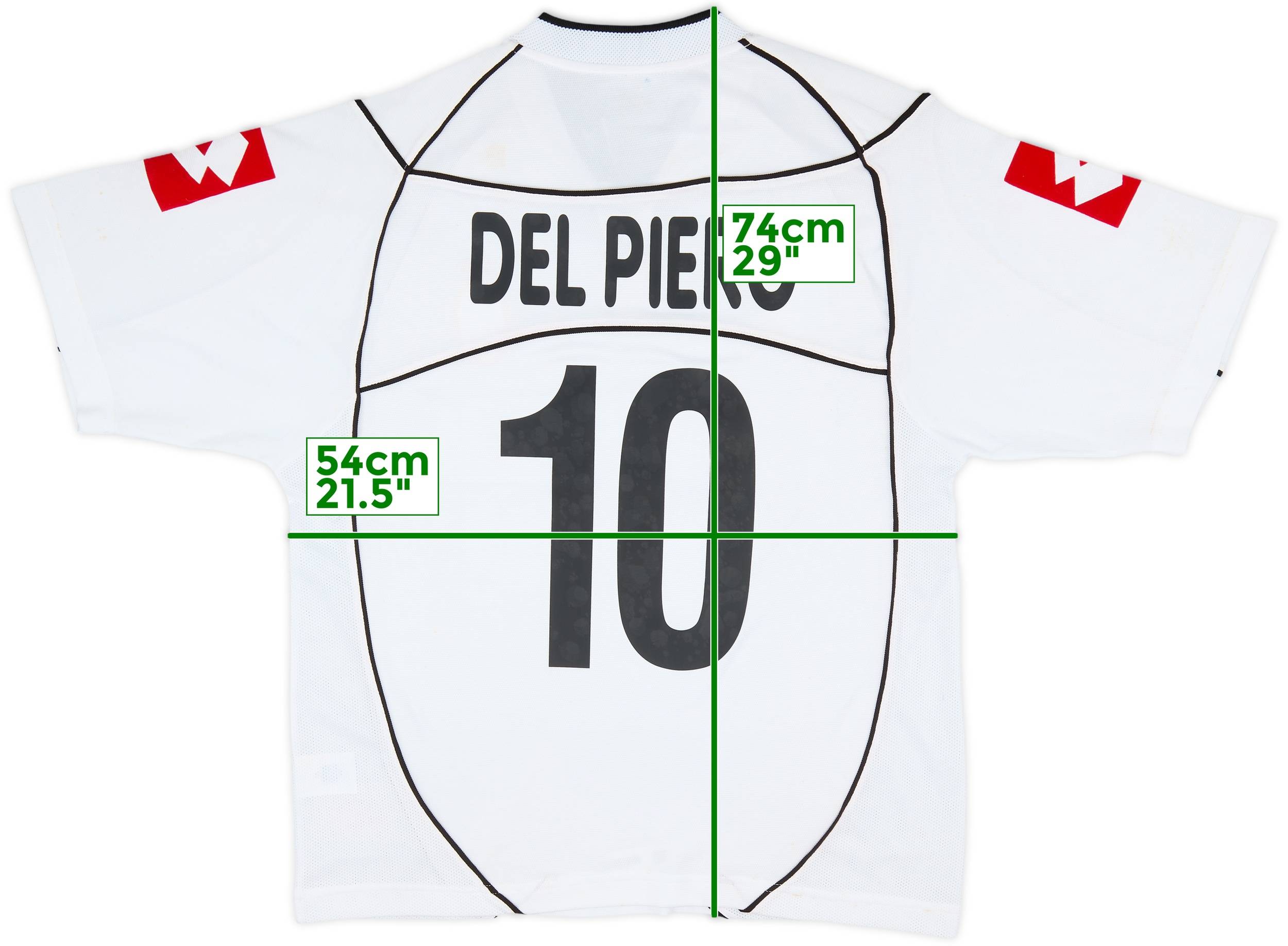 2002-03 Juventus Away Shirt Del Piero #10 (M)