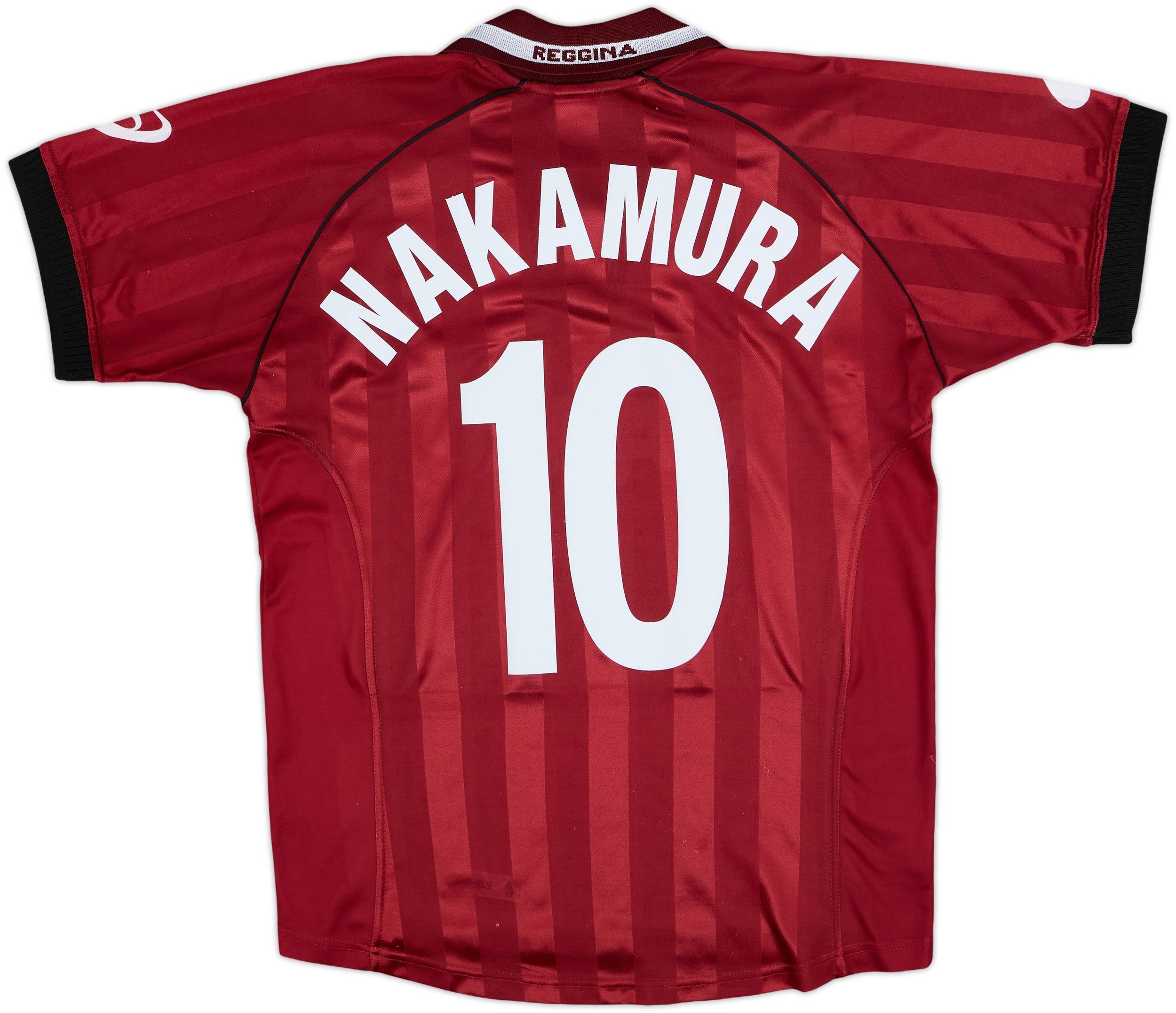 2002-03 Reggina Home Shirt Nakamura #10 - 7/10 - (S)