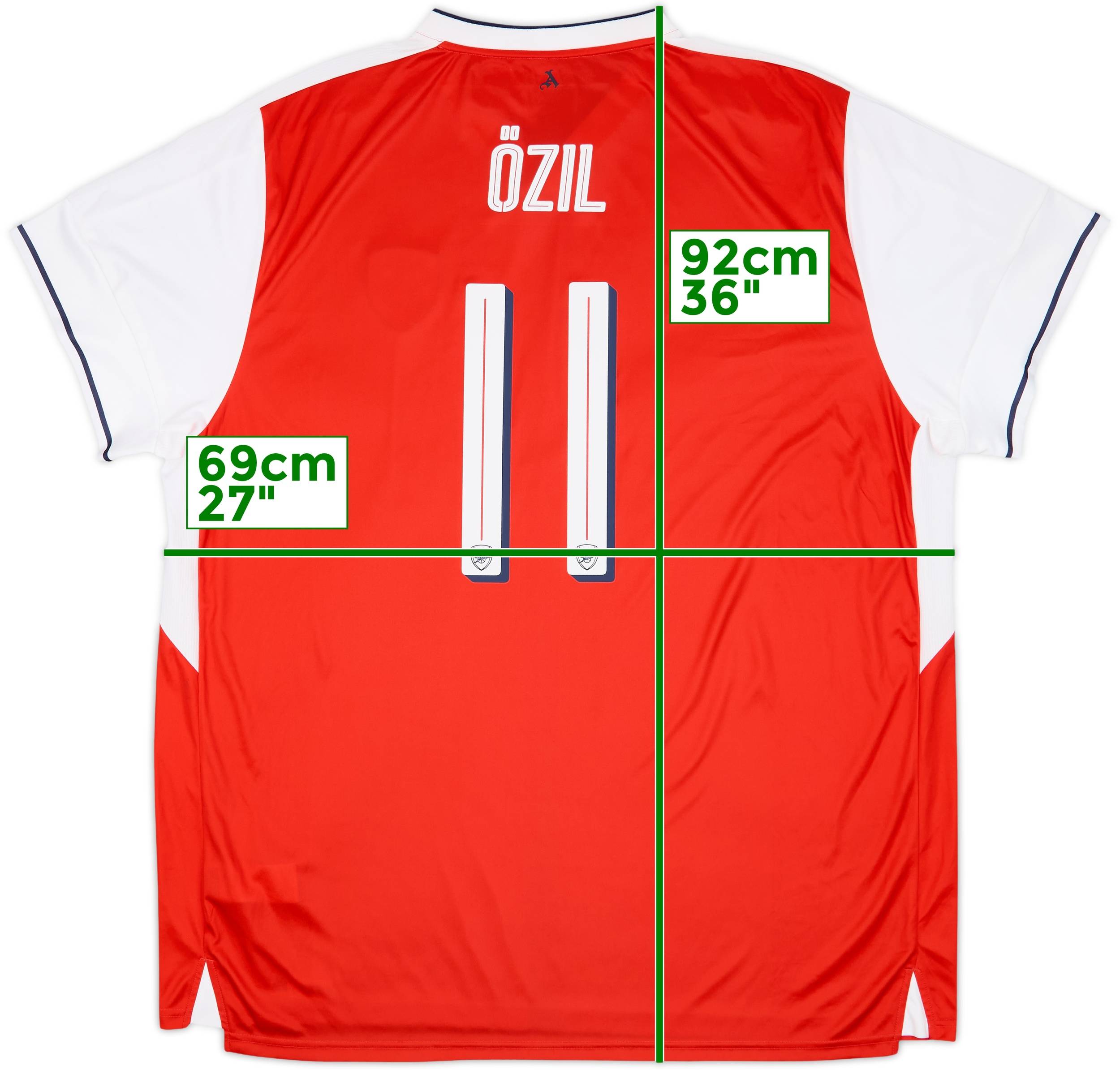 2016-17 Arsenal Home Shirt Ozil #11 (4XL)