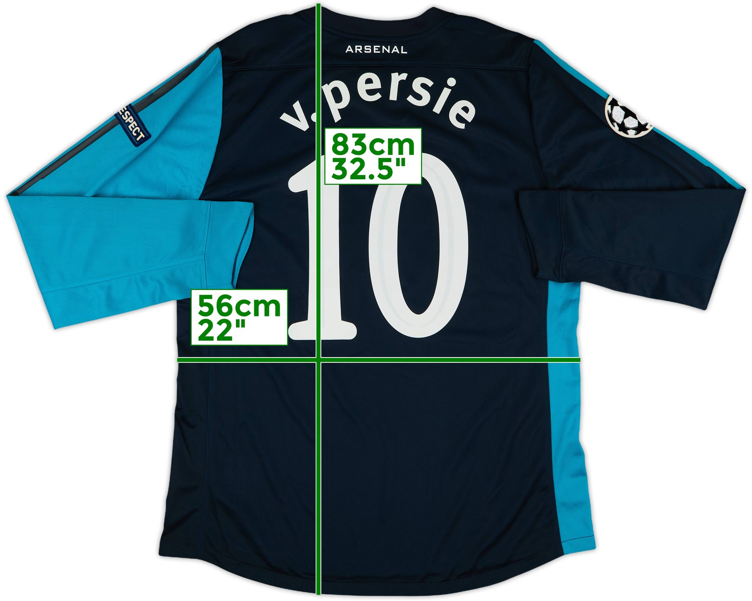 2011-12 Arsenal Player Issue L/S Away Shirt v.Persie #11 (XL)